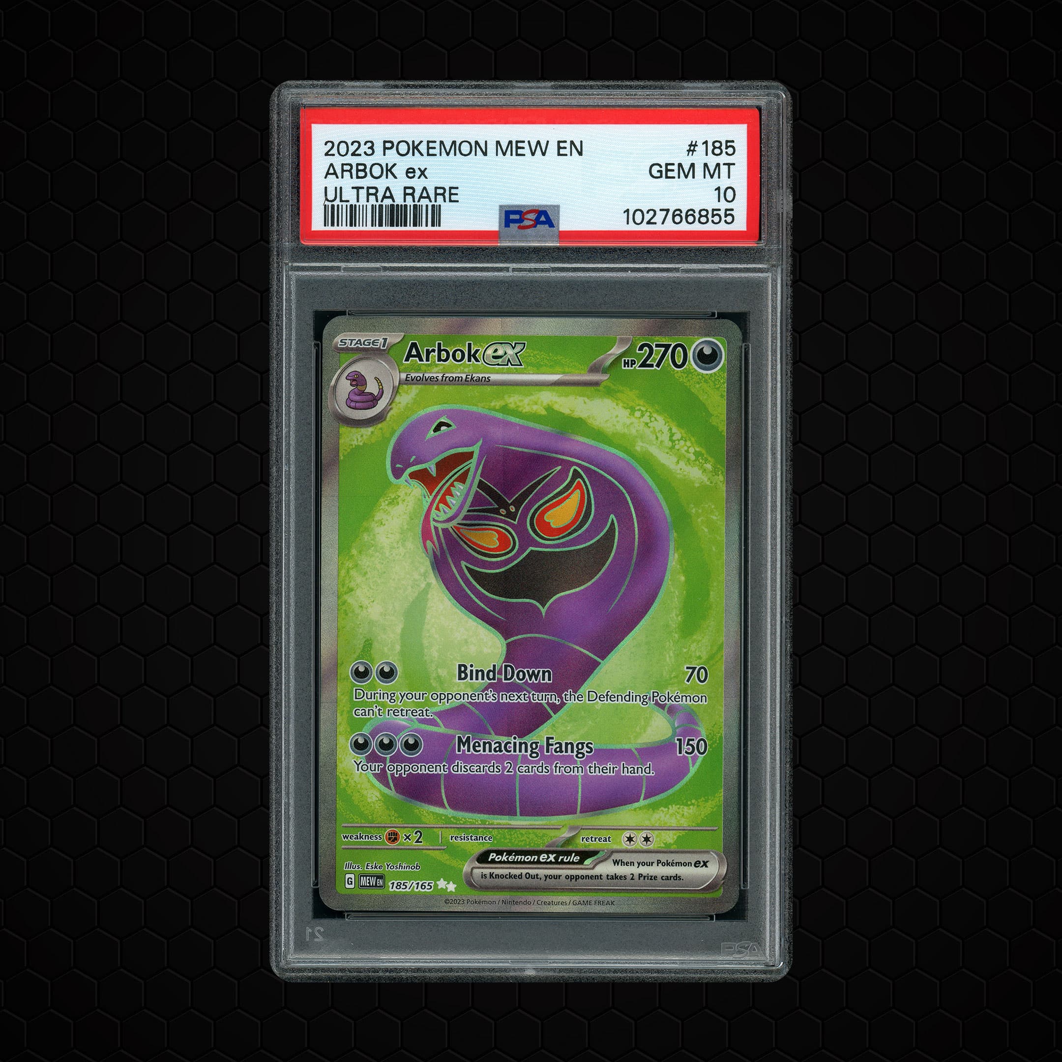2023 Pokemon 151 Arbok EX  PSA 10
