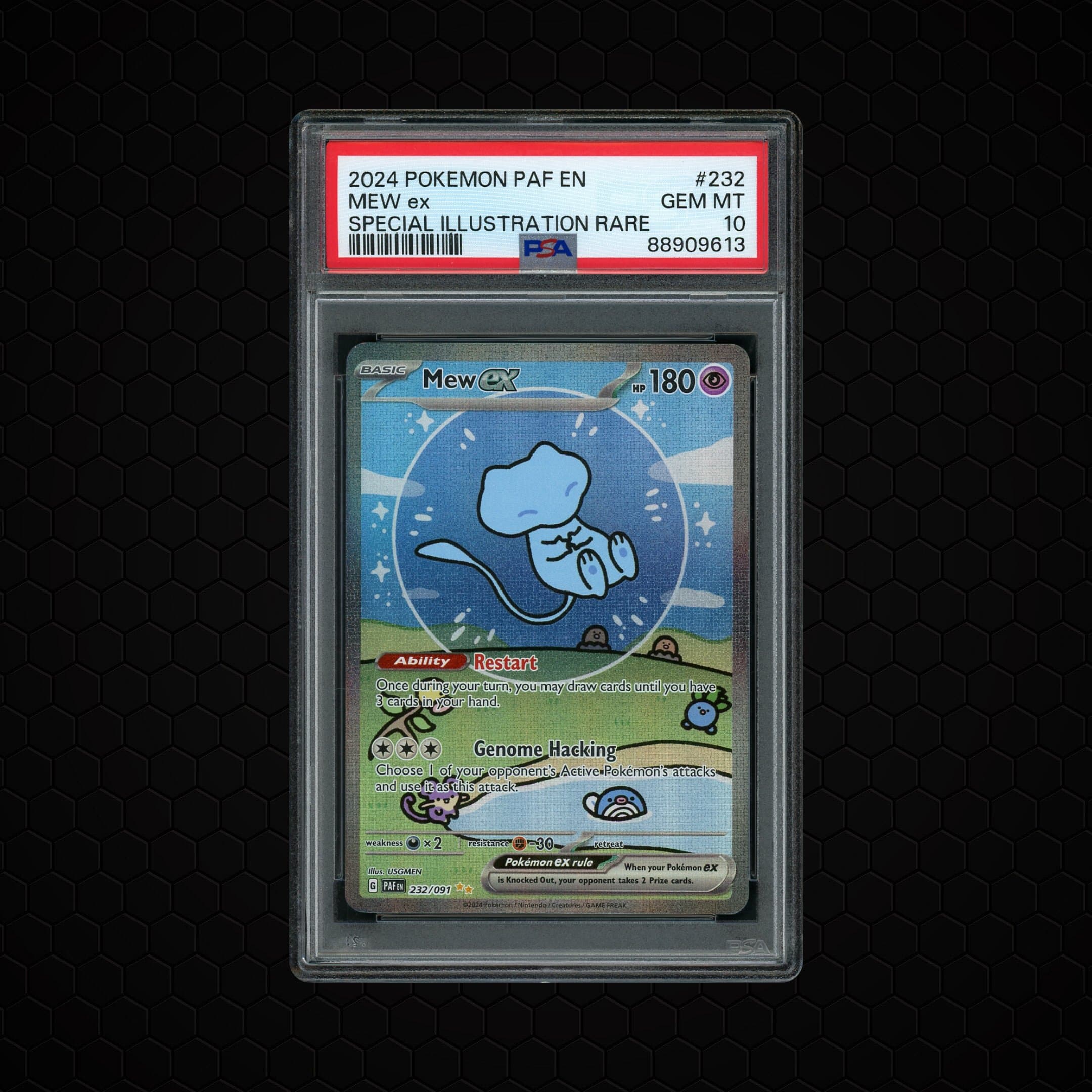 2024 Paldean Fates Mew EX  PSA 10
