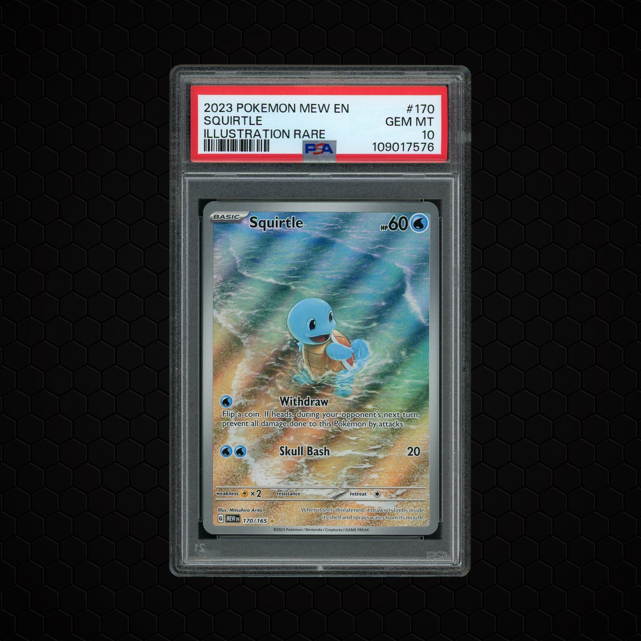 2023 Pokemon 151 Squirtle  PSA 10
