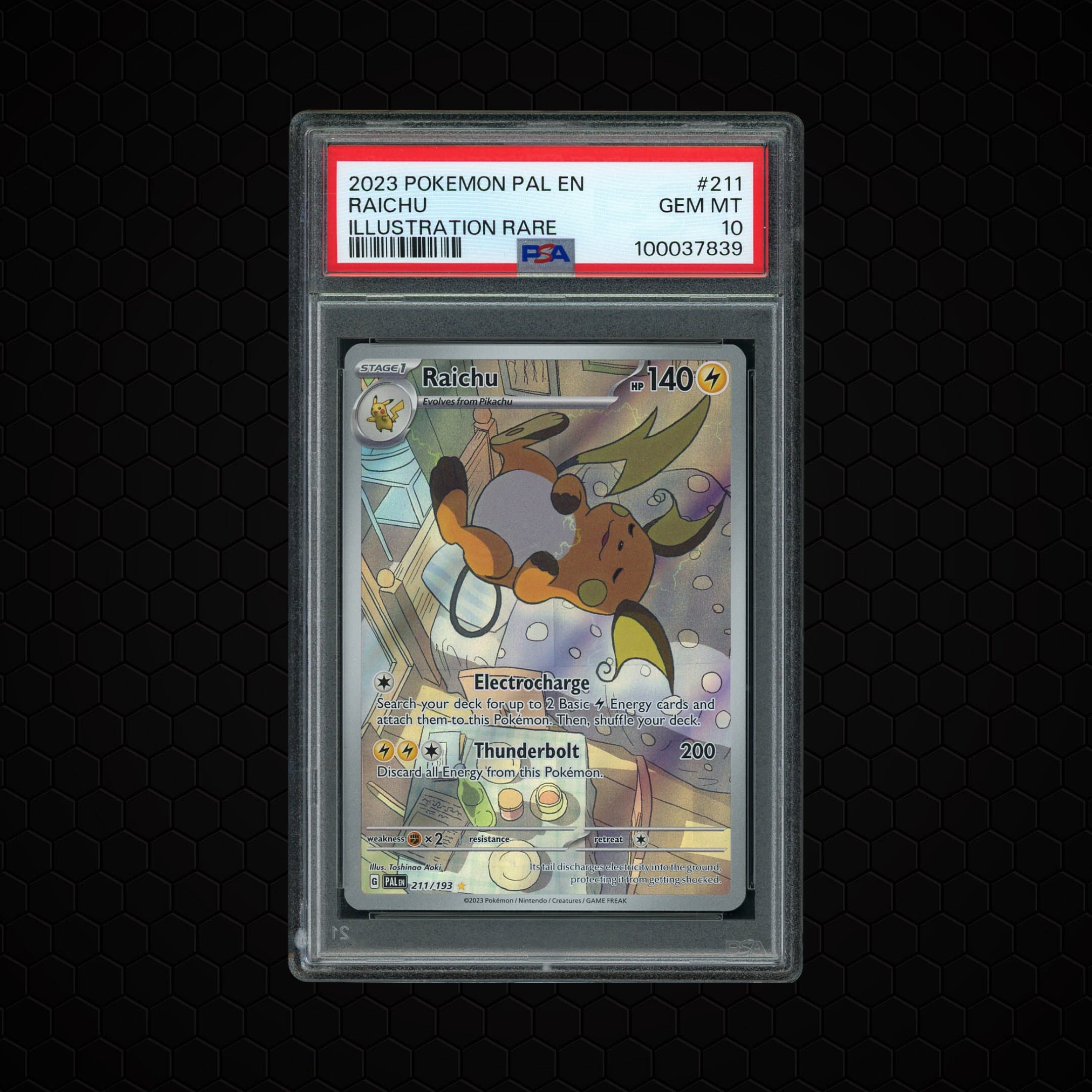 2023 Paldea Evolved Raichu  PSA 10