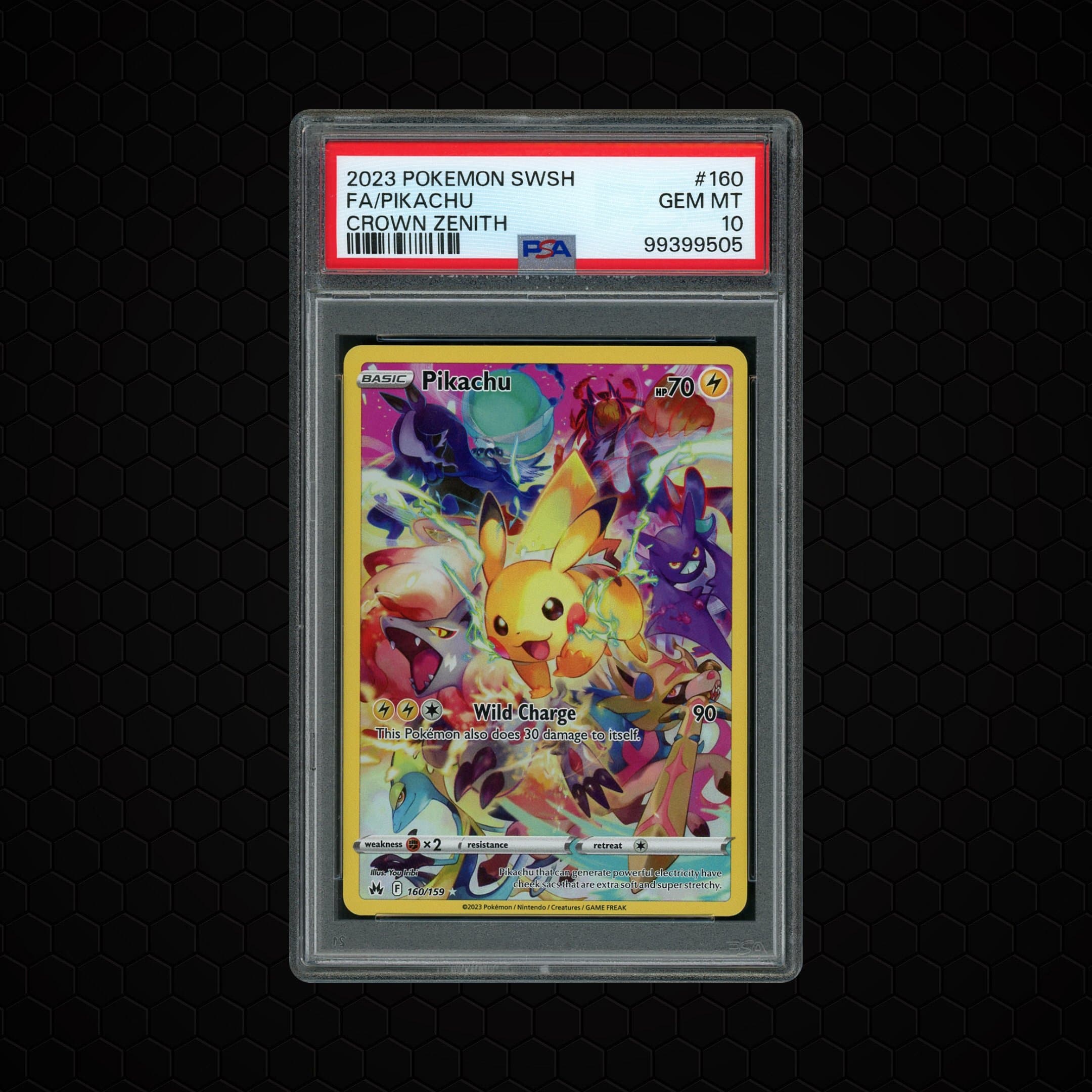 2023 Crown Zenith Pikachu  PSA 10