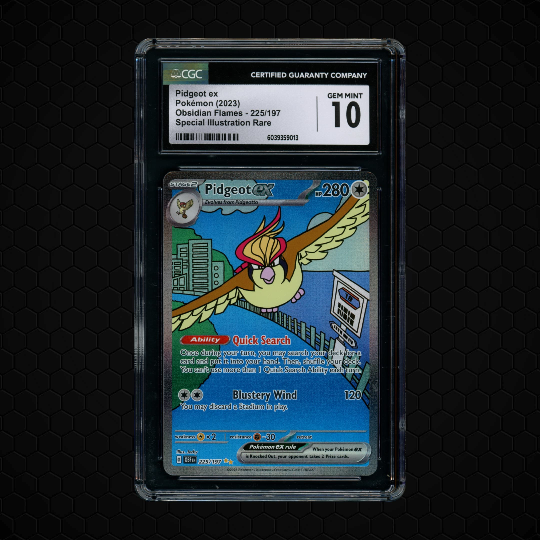 2023 Obsidian Flames Pidgeot EX  CGC 10