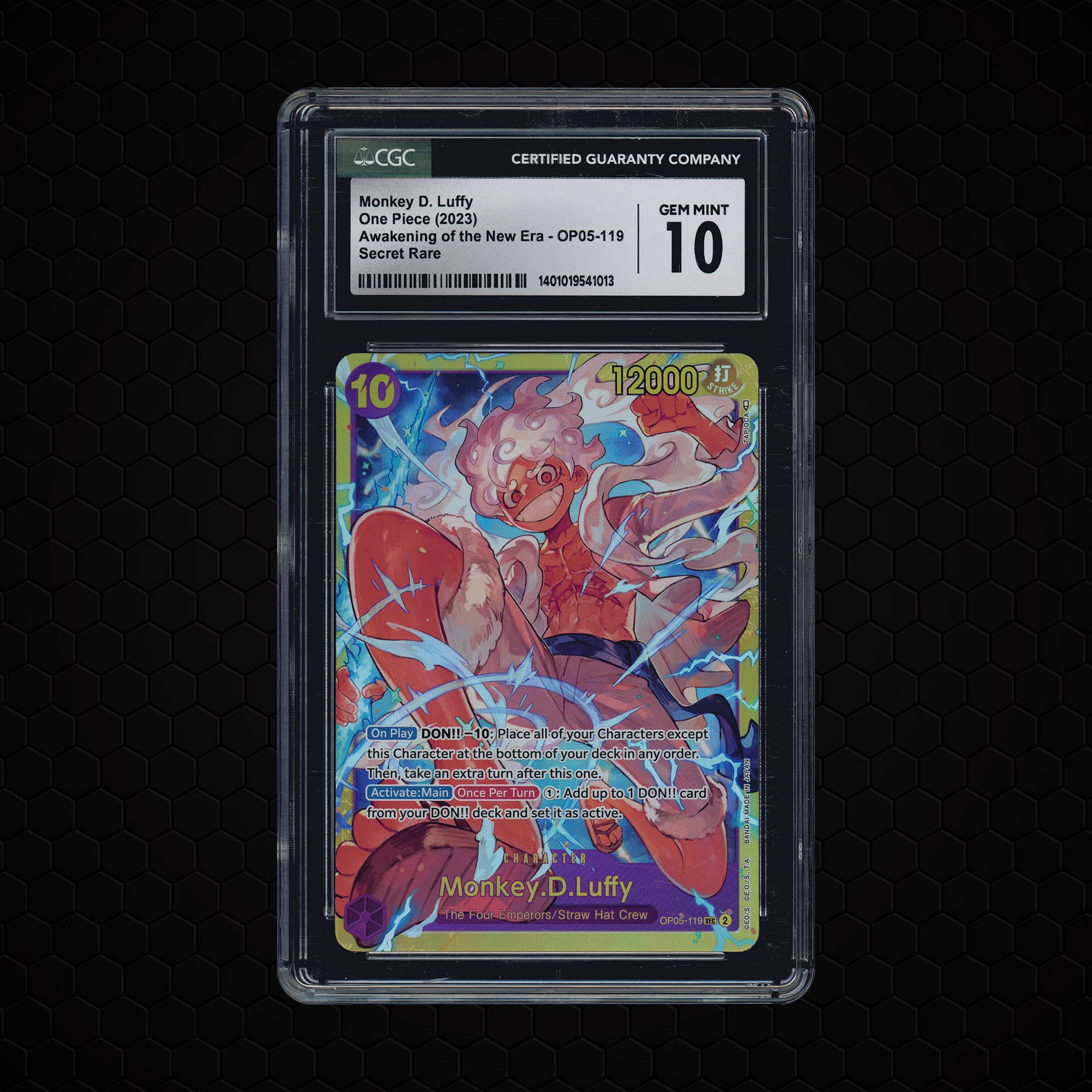 2023 Awakening of the New Era Monkey D. Luffy #OP05-119 CGC 10