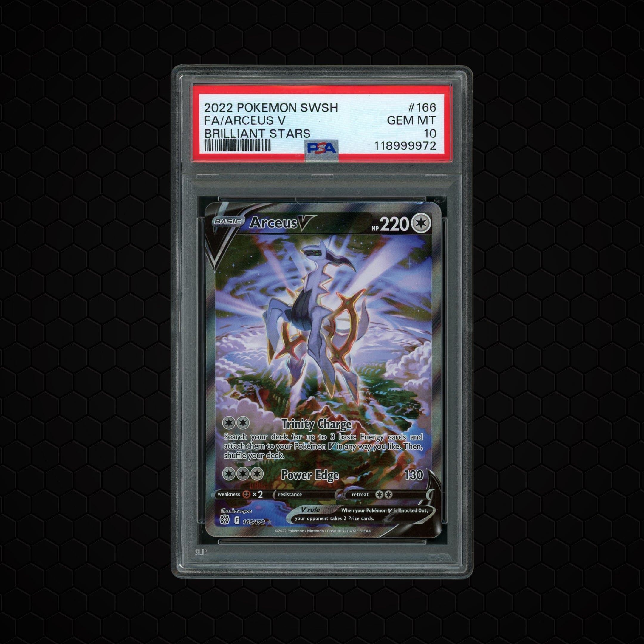 2022 Brilliant Stars Arceus V  PSA 10