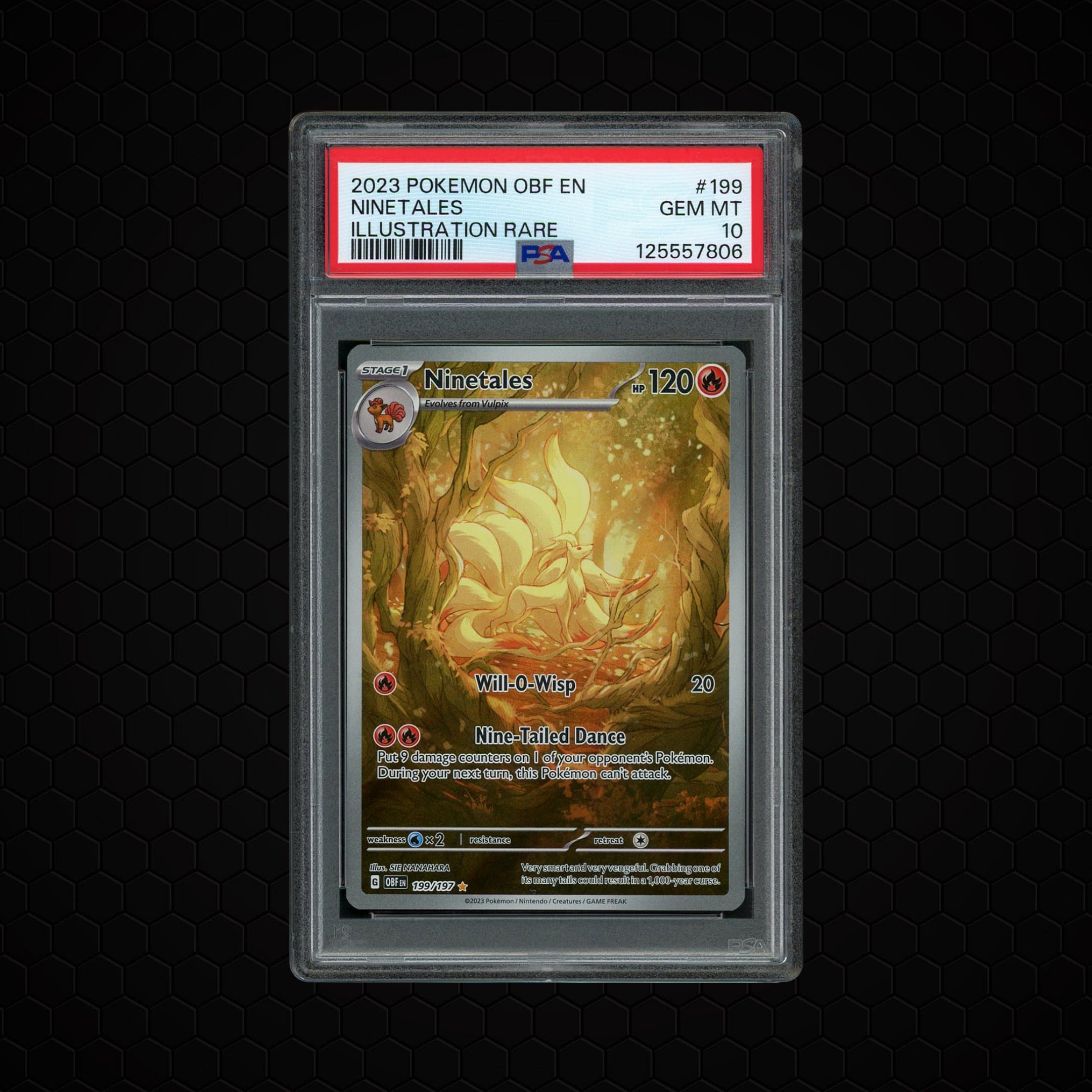 2023 Obsidian Flames Ninetales  PSA 10