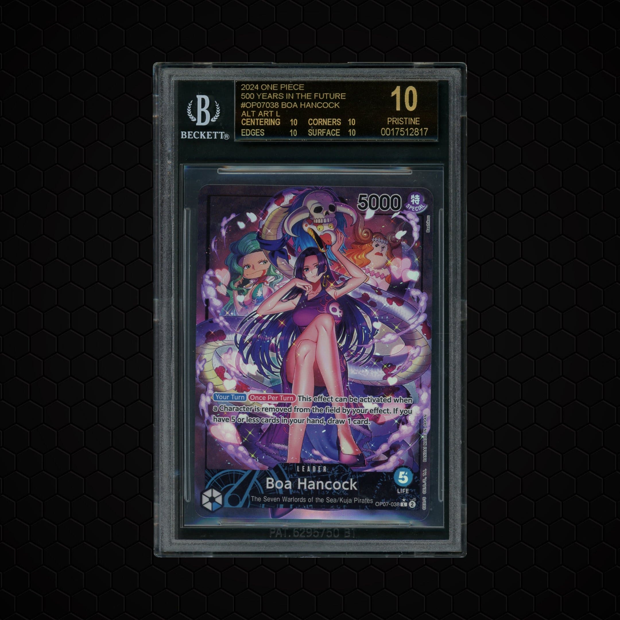 2024 500 Years in the Future Boa Hancock #OP07-038 BGS 10