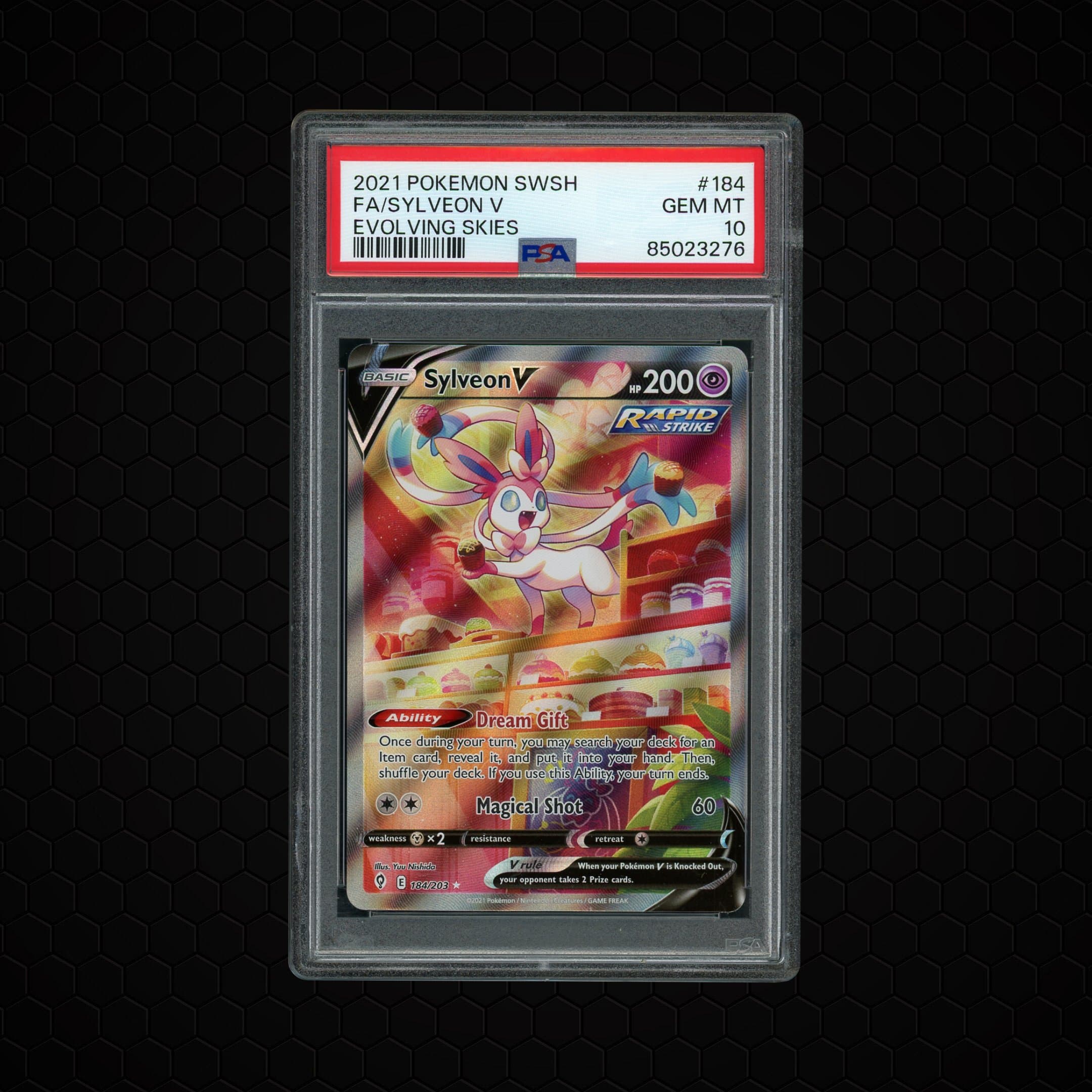2021 Evolving Skies Sylveon V  PSA 10