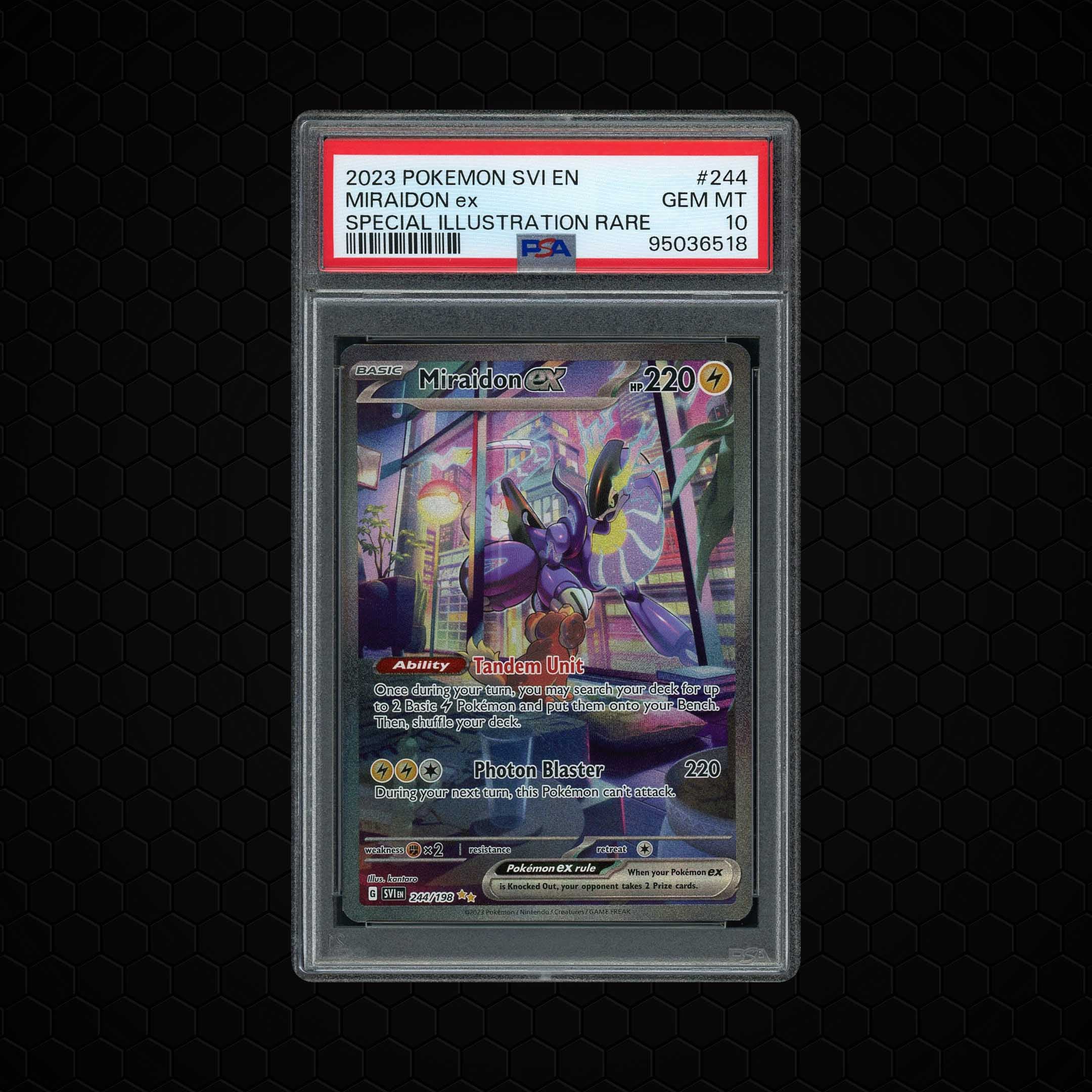 2023 Pokemon 151 Miraidon EX  PSA 10