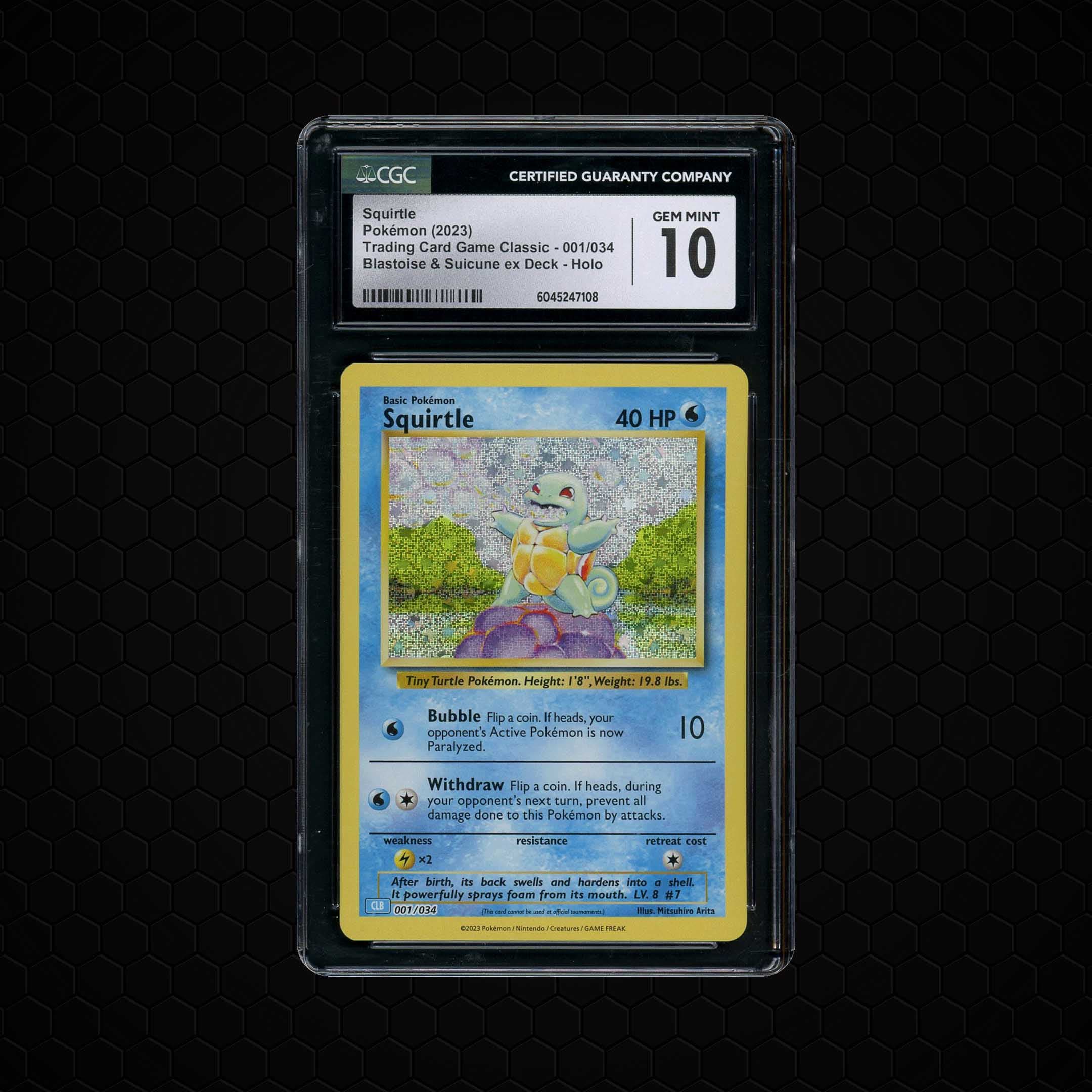 2023 Classic Collection Squirtle  CGC 10