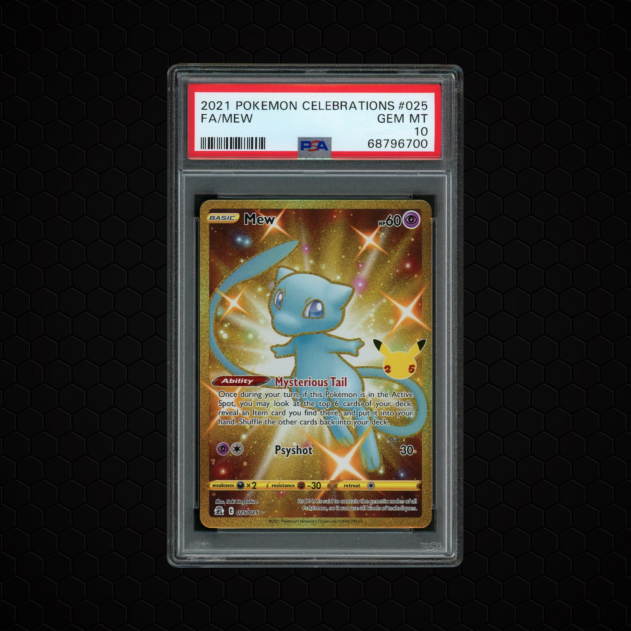 2021 Celebrations Mew  PSA 10
