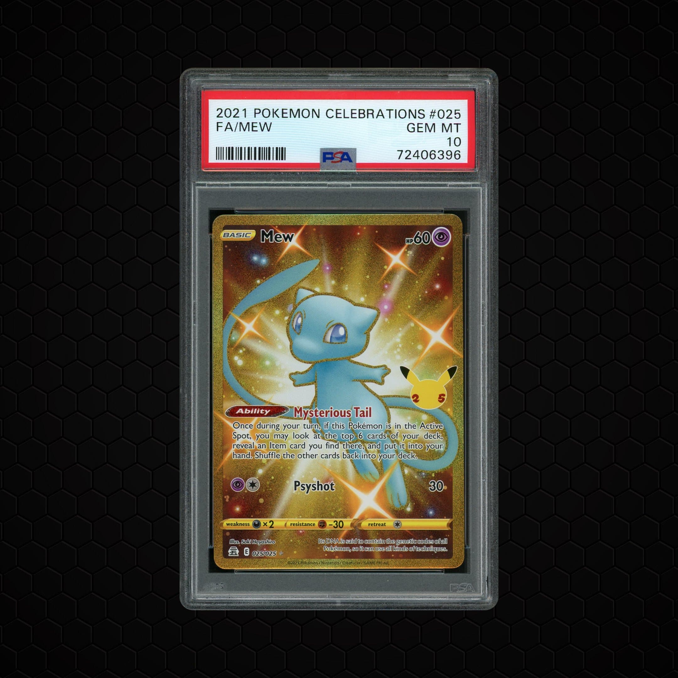 2021 Celebrations Mew  PSA 10