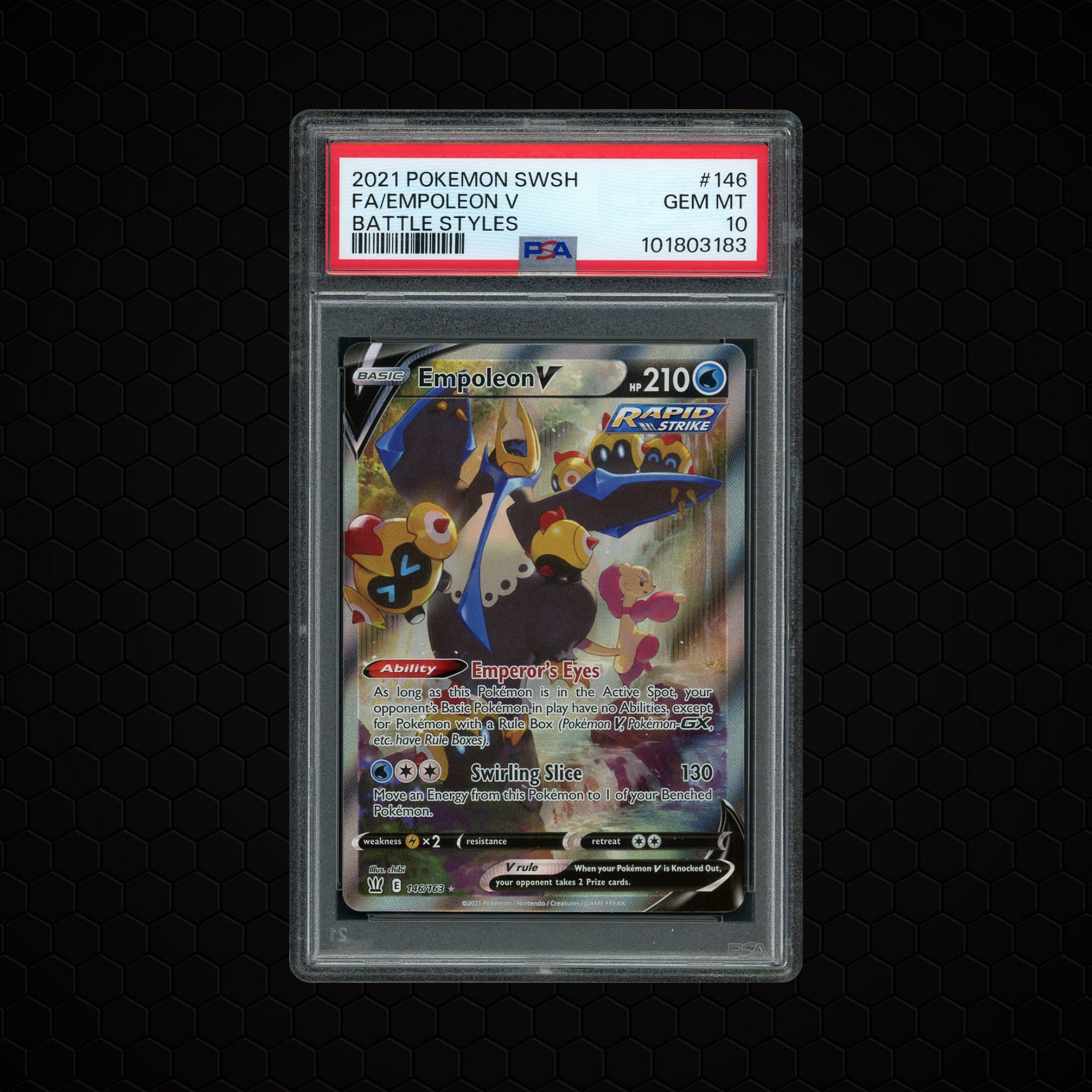 2021 Battle Styles Empoleon V  PSA 10