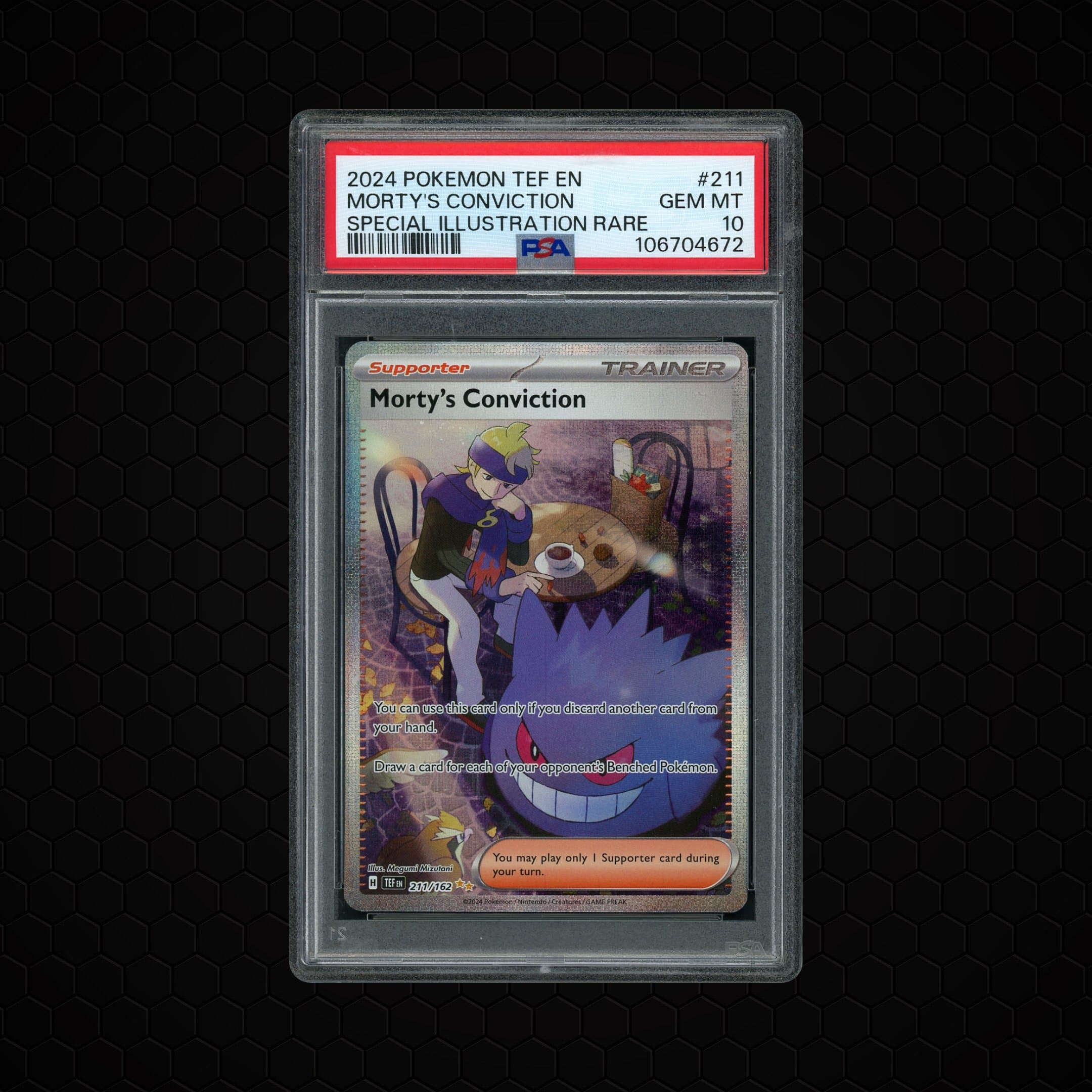 2024 Temporal Forces Morty's Conviction  PSA 10