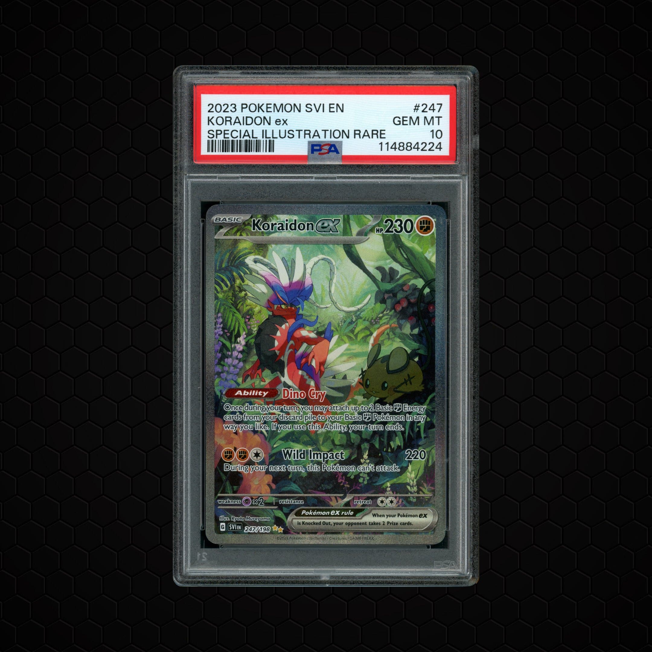 2023 Pokemon 151 Koraidon EX  PSA 10