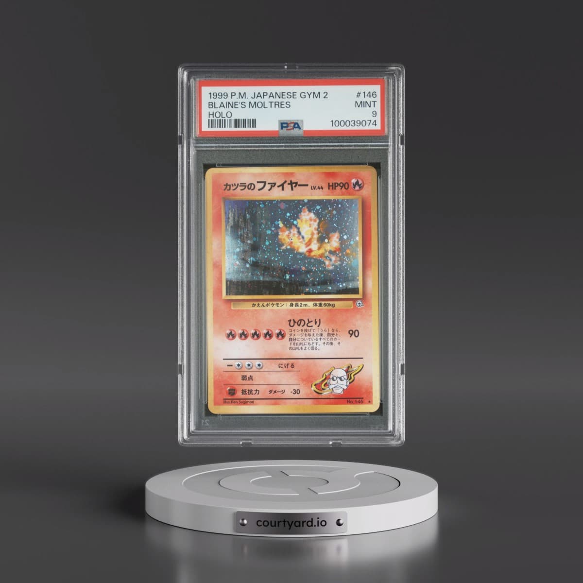 1999 Pokémon Gym 2 #146 Blaine's Moltres - Holo (PSA 9 MINT)