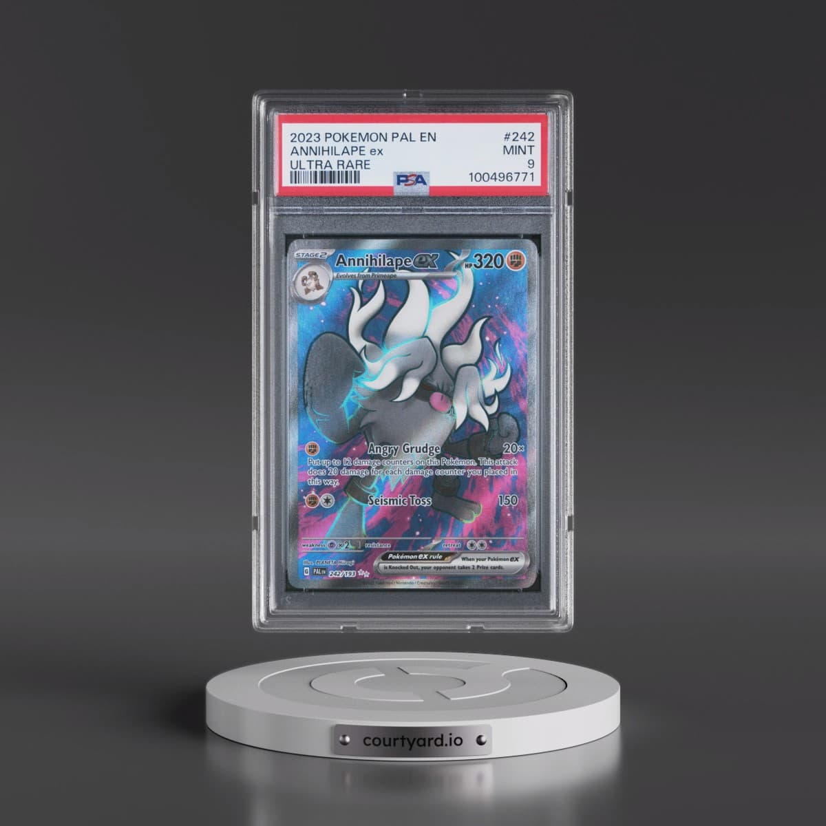 2023 Pokémon Pal EN-Paldea Evolved #242 Annihilape EX - Holo Ultra Rare (PSA 9 MINT)