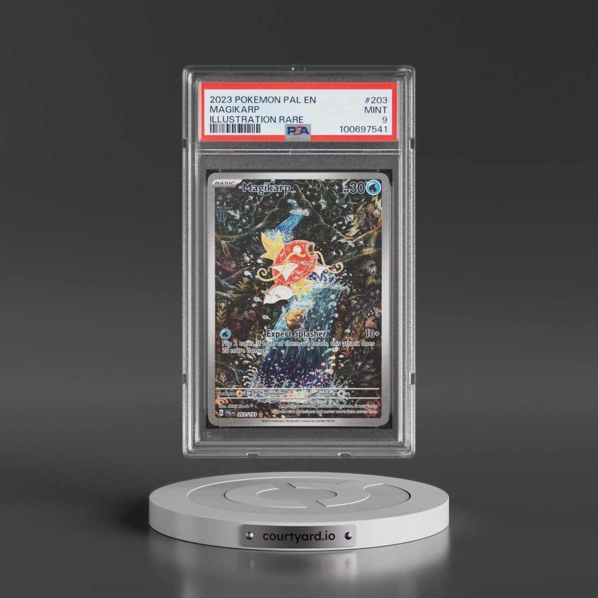 2023 Pokémon Pal EN-Paldea Evolved #203 Magikarp - Illustration Rare (PSA 9 MINT)