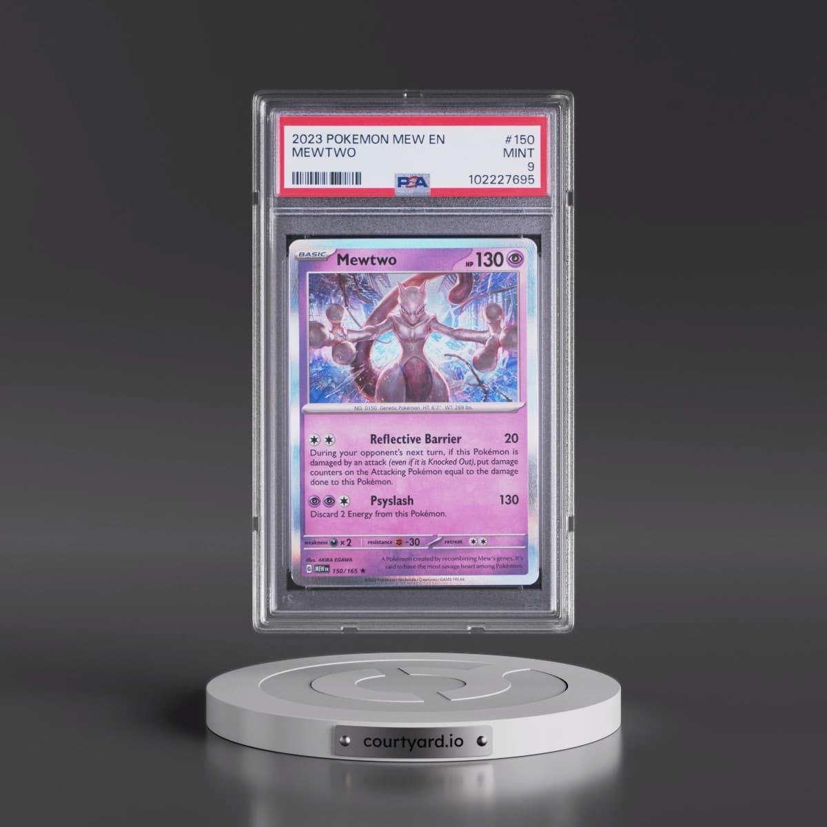 2023 Pokémon Mew EN-151 #150 Mewtwo (PSA 9 MINT)