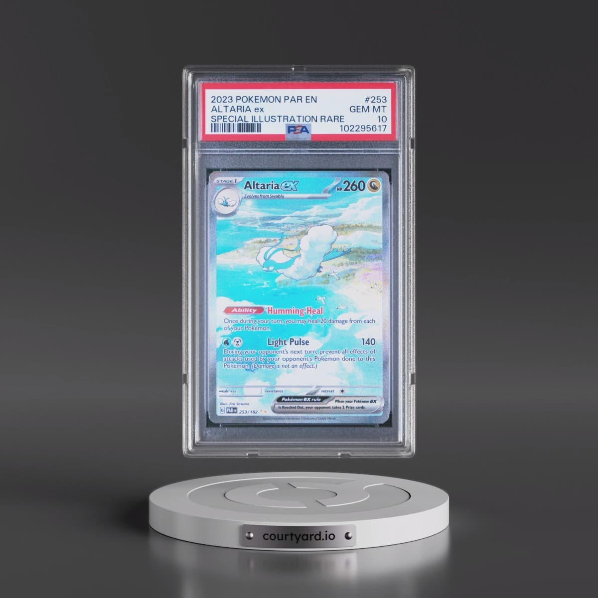 2023 Pokémon Par EN-Paradox Rift #253 Altaria EX - Holo Special Illustration Rare (PSA 10 GEM MINT)