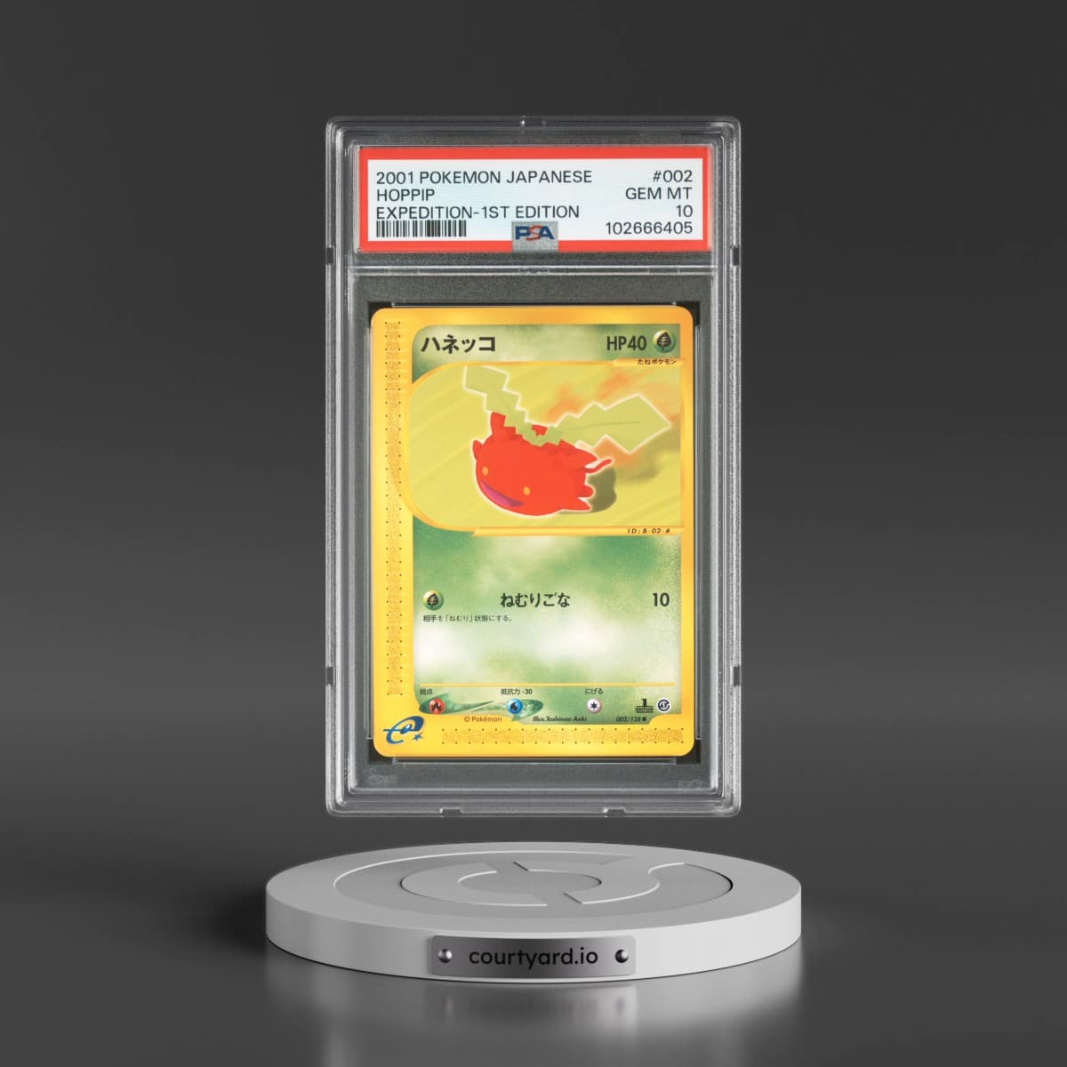 2001 Pokémon Expedition #002 Hoppip - 1st Edition (PSA 10 GEM MINT)
