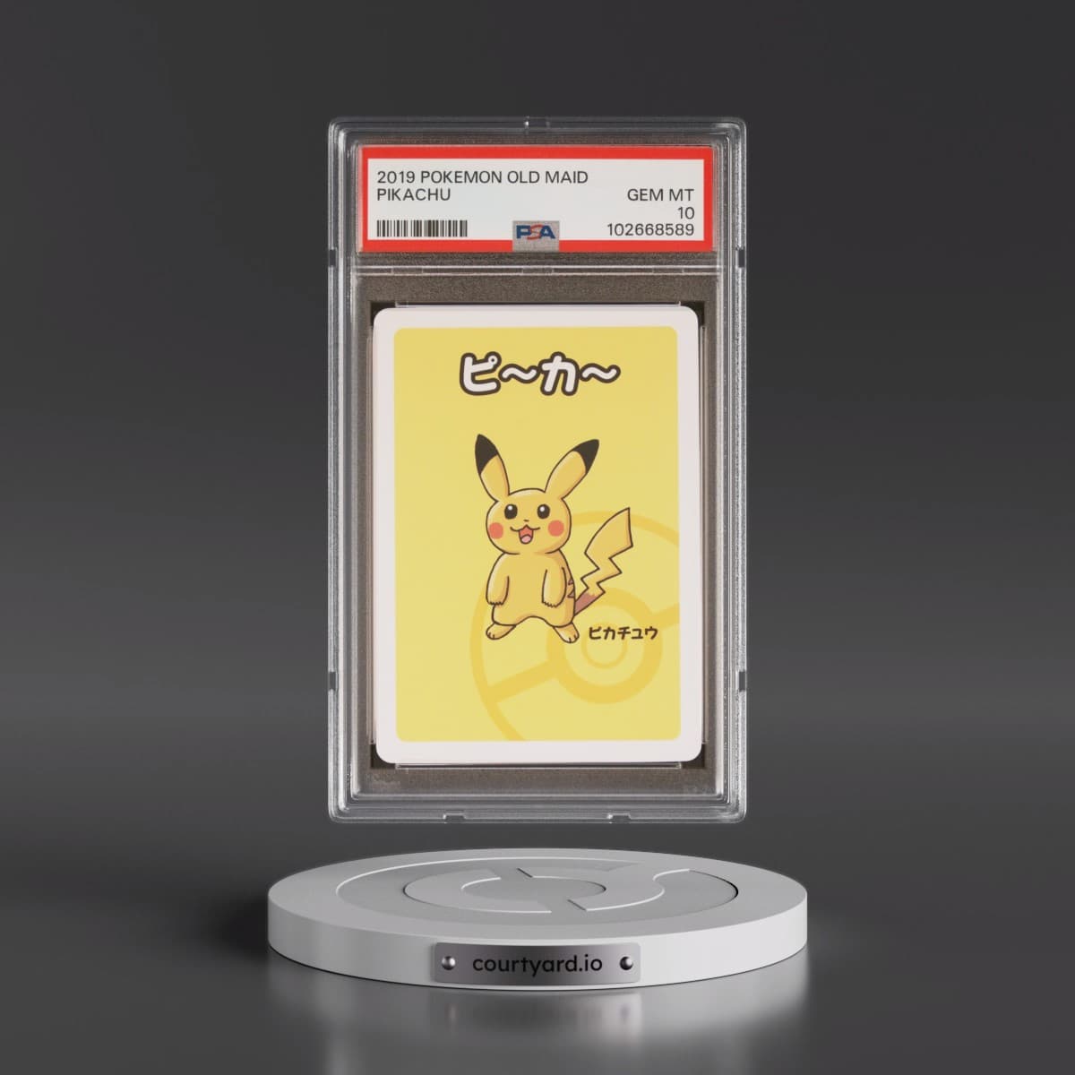 2019 Pokémon Old Maid Pikachu (PSA 10 GEM MINT)