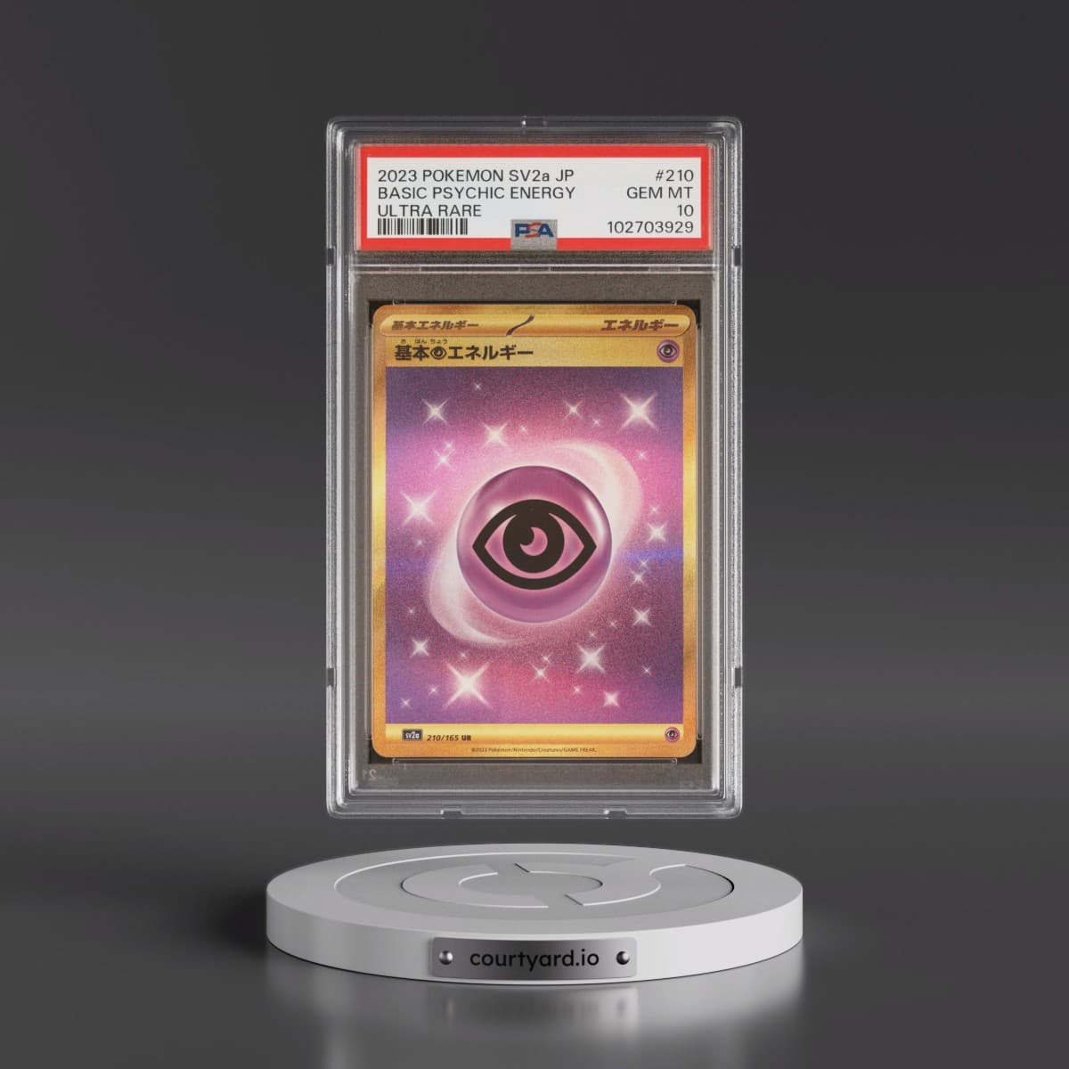 2023 Pokémon Sv2a-Pokémon 151 #210 Basic Psychic Energy - Ultra Rare (PSA 10 GEM MINT)