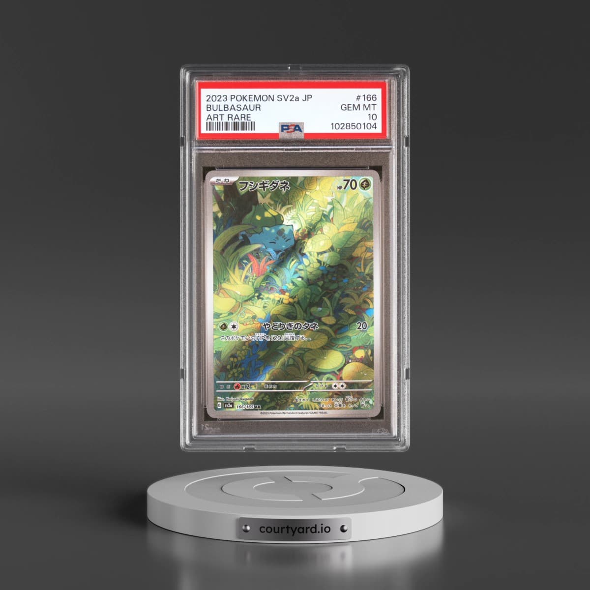 2023 Pokémon Sv2a-Pokemon 151 #166 Bulbasaur - Art Rare (PSA 10 GEM MINT)