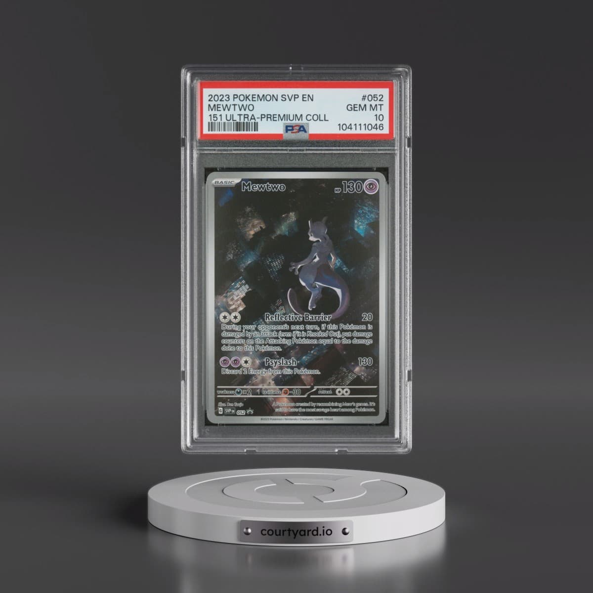 2023 Pokémon Svp EN-SV Black Star Promo #052 Mewtwo - 151 Ultra-Premium Collection (PSA 10 GEM MINT)