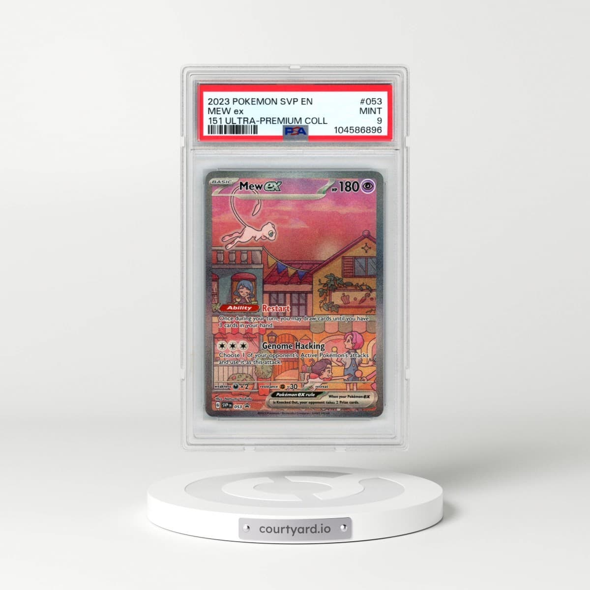 2023 Pokémon Svp EN-SV Black Star Promo #053 Mew EX - Holo 151 Ultra-Premium Collection (PSA 9 MINT)