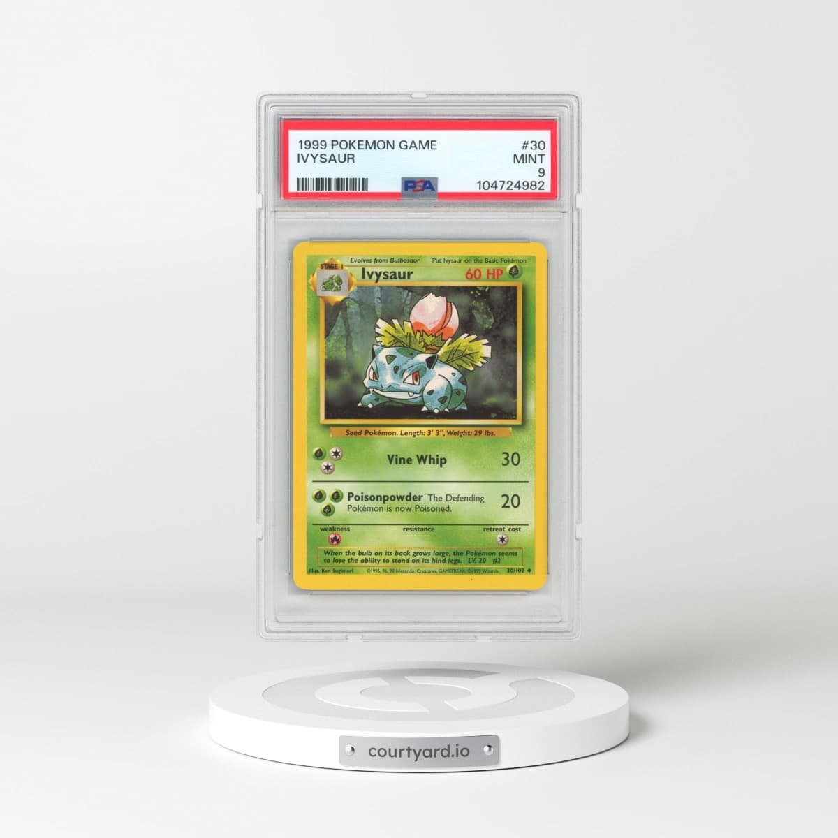 1999 Pokémon Game #30 Ivysaur (PSA 9 MINT)