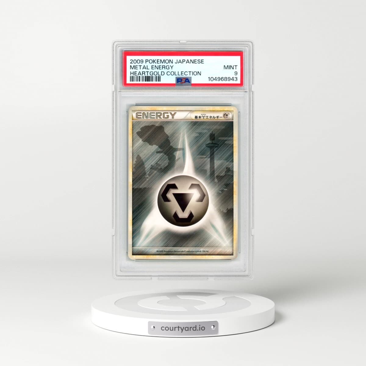 2009 Pokémon Heartgold Collection Metal Energy (PSA 9 MINT)
