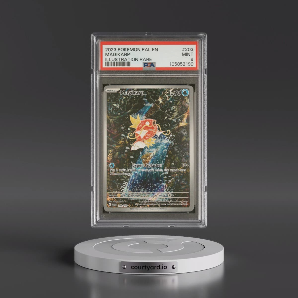 2023 Pokémon Pal EN-Paldea Evolved #203 Magikarp - Illustration Rare (PSA 9 MINT)