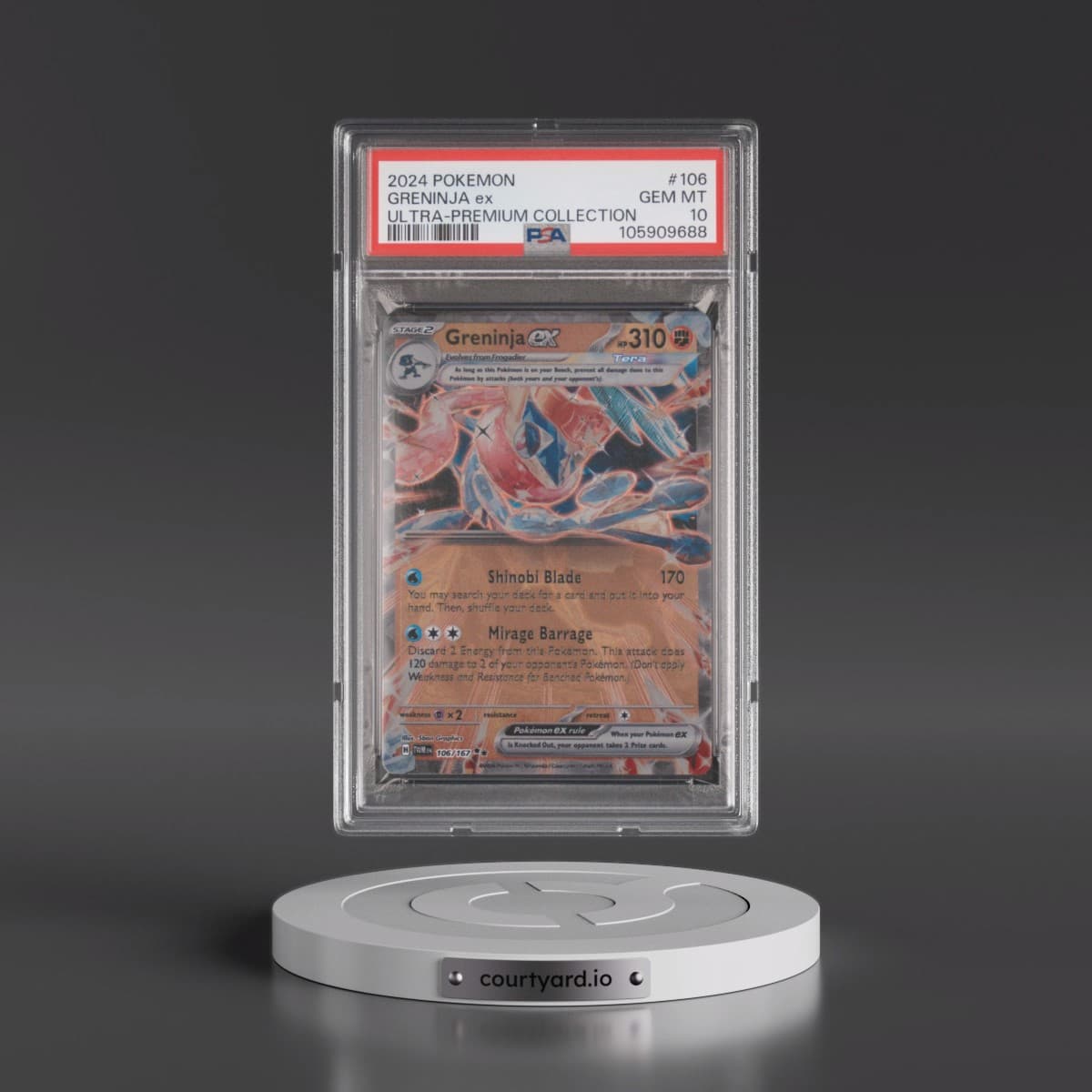2024 Pokémon Greninja EX Ultra-Premium Collection #106 Greninja EX - Holo (PSA 10 GEM MINT)