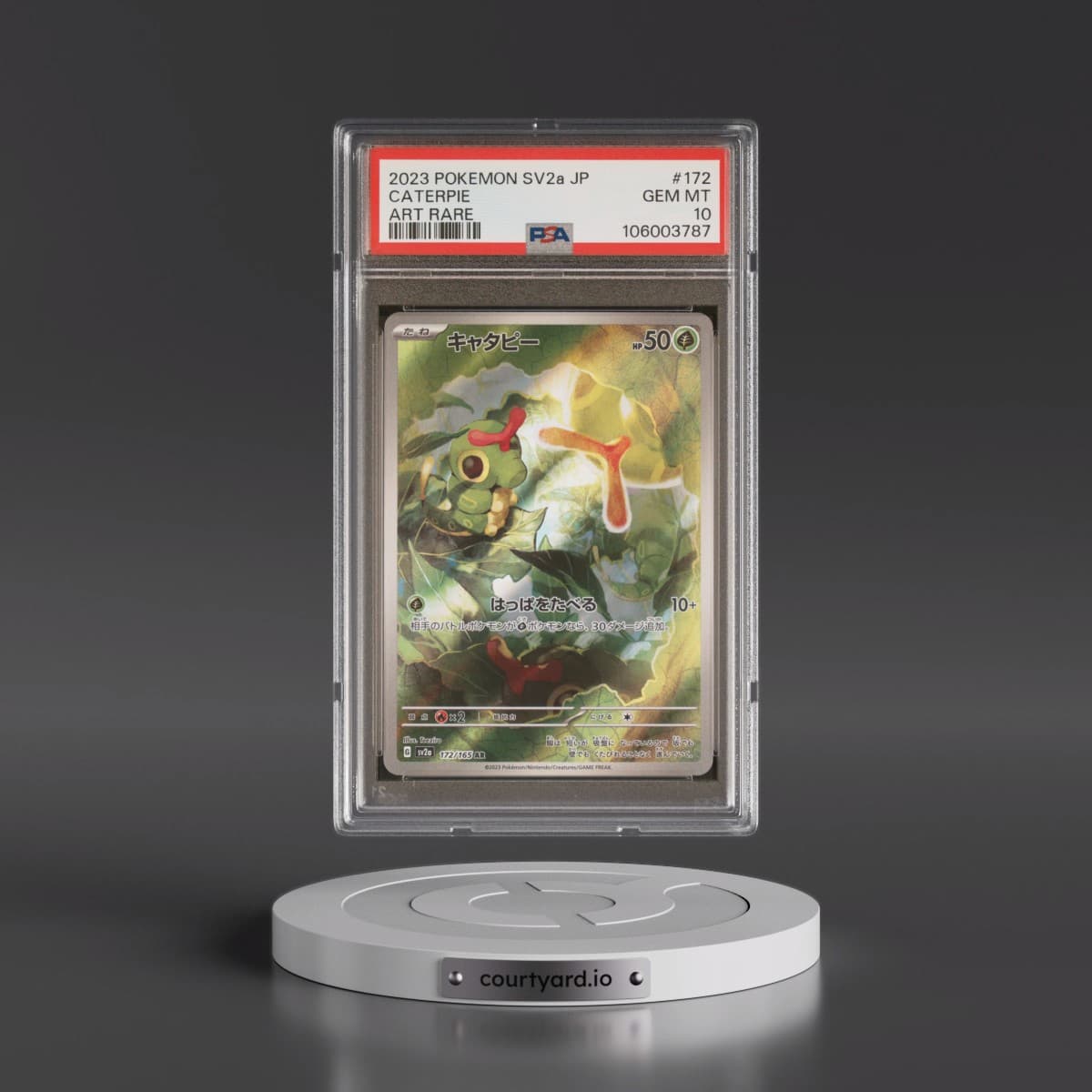 2023 Pokémon Sv2a-Pokémon Card 151 #172 Caterpie - Art Rare (PSA 10 GEM MINT)
