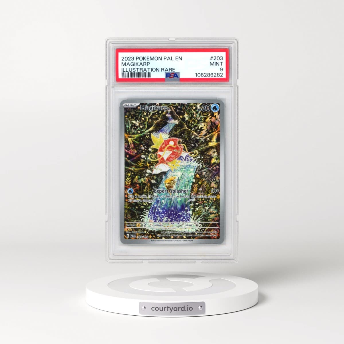 2023 Pokémon Pal EN-Paldea Evolved #203 Magikarp - Illustration Rare (PSA 9 MINT)