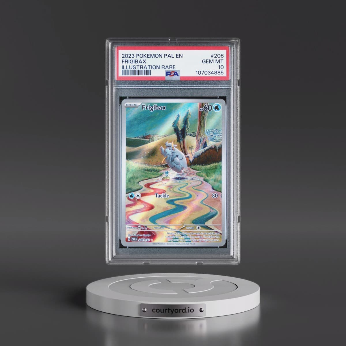2023 Pokémon Pal EN-Paldea Evolved #208 Frigibax - Illustration Rare (PSA 10 GEM MINT)