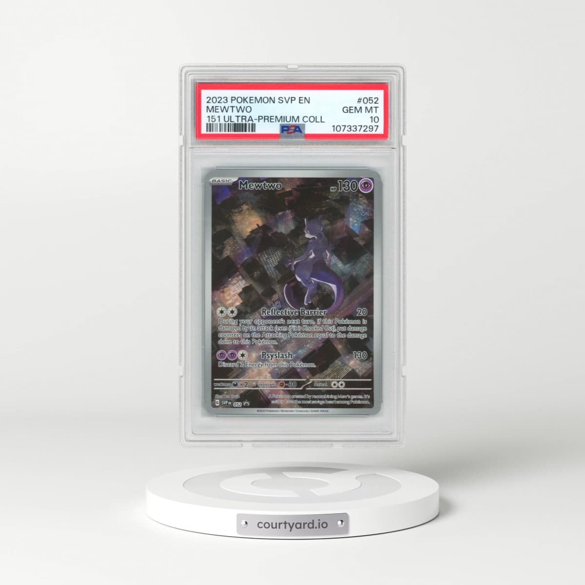 2023 Pokémon Svp EN-SV Black Star Promo #052 Mewtwo - 151 Ultra-Premium Collection (PSA 10 GEM MINT)