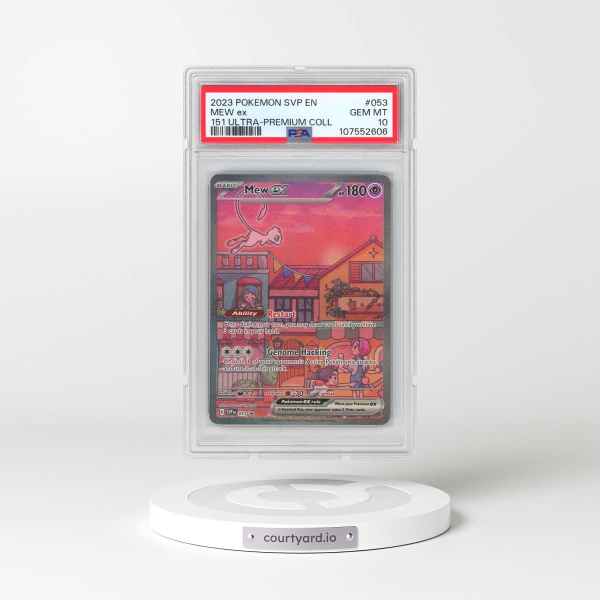 2023 Pokémon Svp EN-SV Black Star Promo #053 Mew EX - Holo 151 Ultra-Premium Collection (PSA 10 GEM MINT)