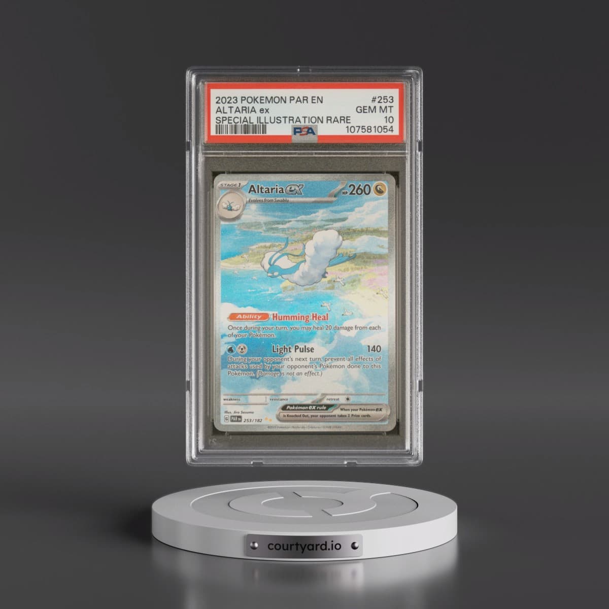 2023 Pokémon Par EN-Paradox Rift #253 Altaria EX - Holo Special Illustration Rare (PSA 10 GEM MINT)