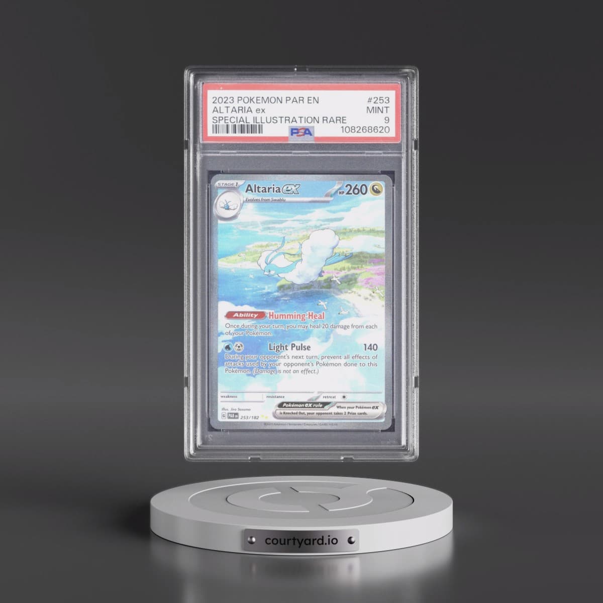 2023 Pokémon Par EN-Paradox Rift #253 Altaria EX - Holo Special Illustration Rare (PSA 9 MINT)