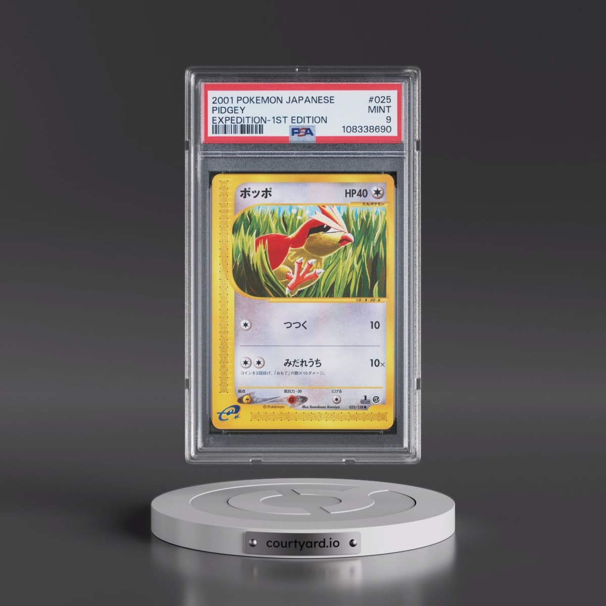2001 Pokémon Expedition #025 Pidgey - 1st Edition (PSA 9 MINT)