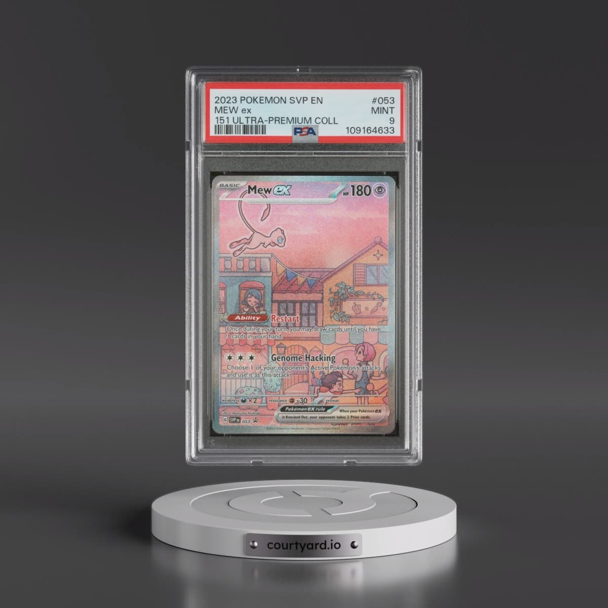 2023 Pokémon Svp EN-SV Black Star Promo #053 Mew EX - Holo 151 Ultra-Premium Collection (PSA 9 MINT)