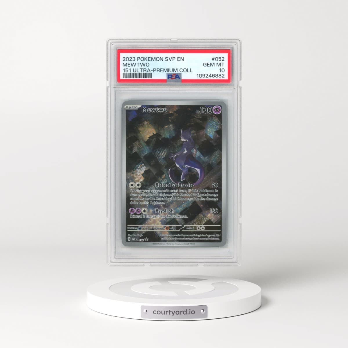 2023 Pokémon Svp EN-SV Black Star Promo #052 Mewtwo - 151 Ultra-Premium Collection (PSA 10 GEM MINT)