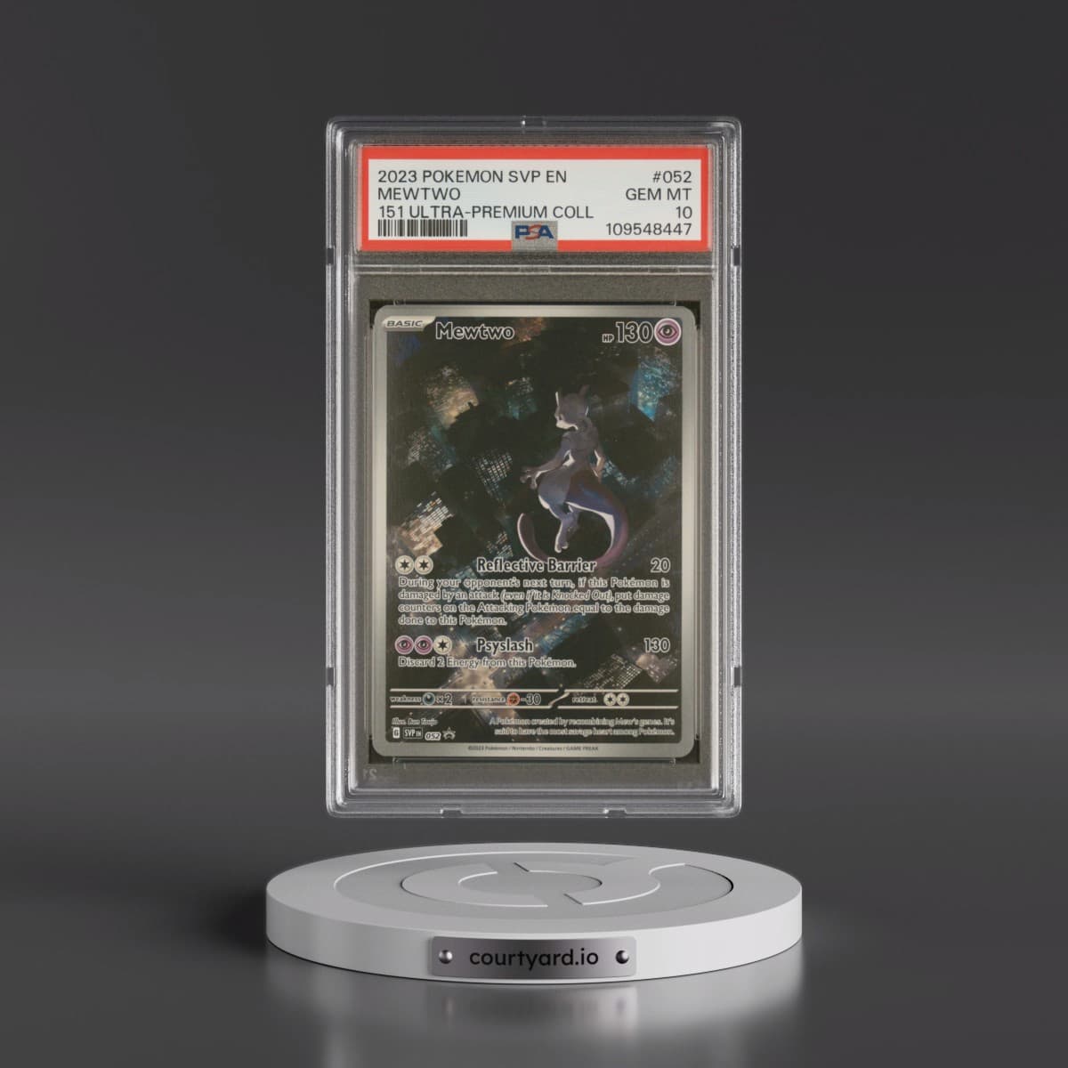 2023 Pokémon Svp EN-SV Black Star Promo #052 Mewtwo - 151 Ultra-Premium Collection (PSA 10 GEM MINT)