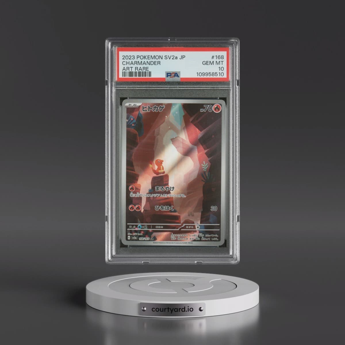 2023 Pokémon Sv2a-Pokemon 151 #168 Charmander - Art Rare (PSA 10 GEM MINT)