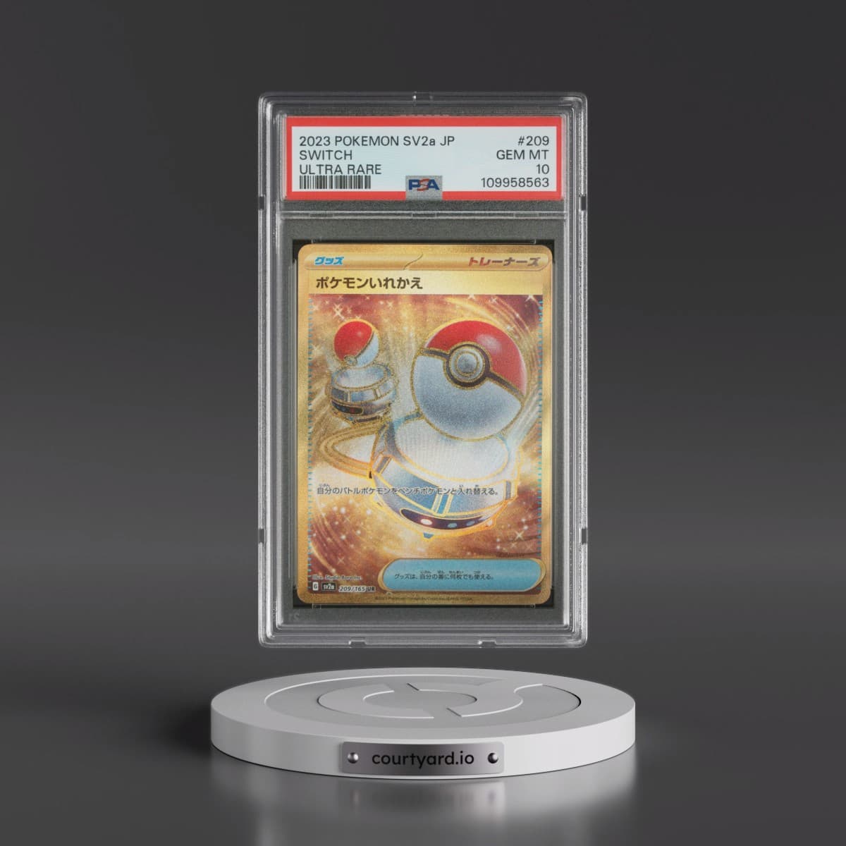 2023 Pokémon Sv2a-Pokémon 151 #209 Switch - Ultra Rare (PSA 10 GEM MINT)