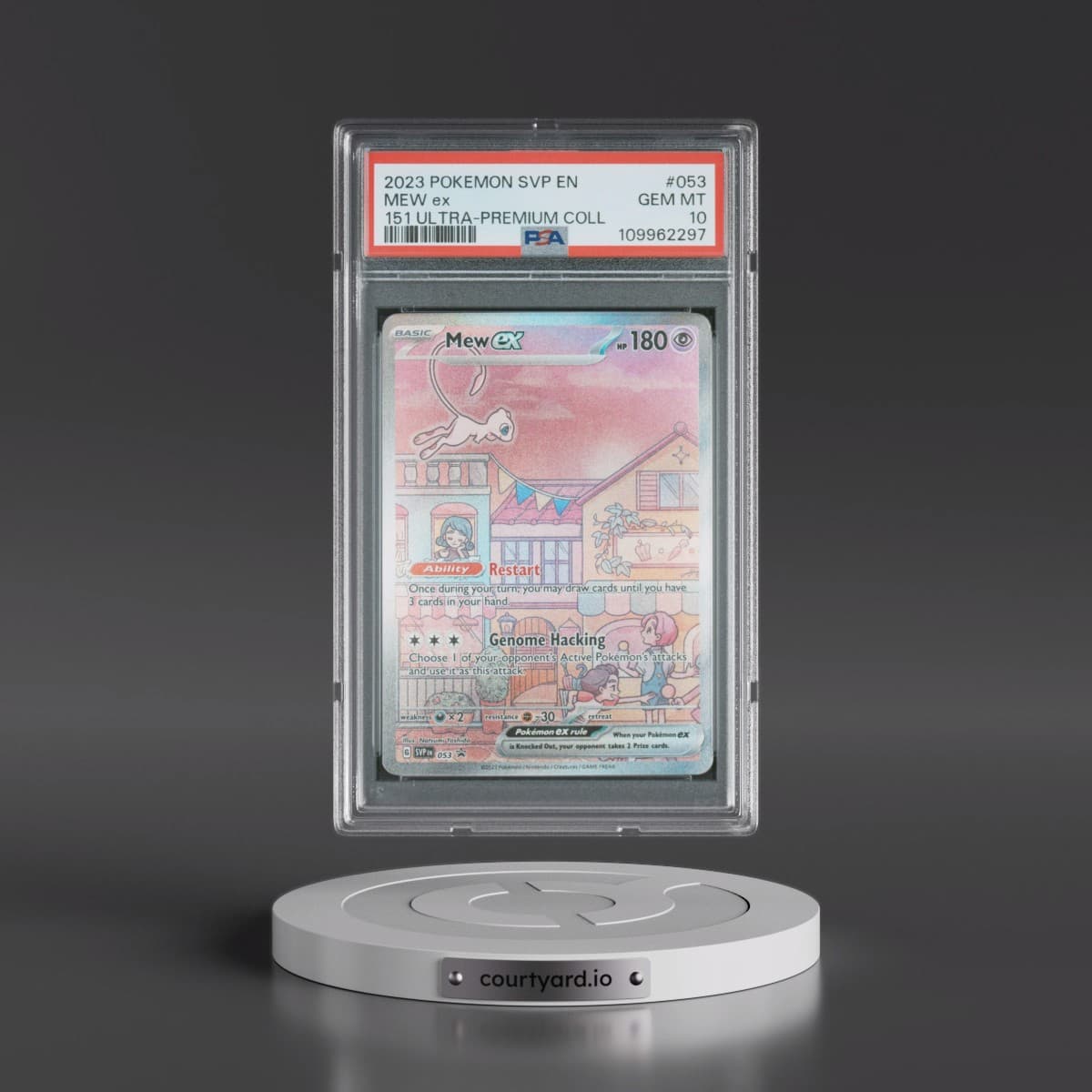 2023 Pokémon Svp EN-SV Black Star Promo #053 Mew EX - Holo 151 Ultra-Premium Collection (PSA 10 GEM MINT)