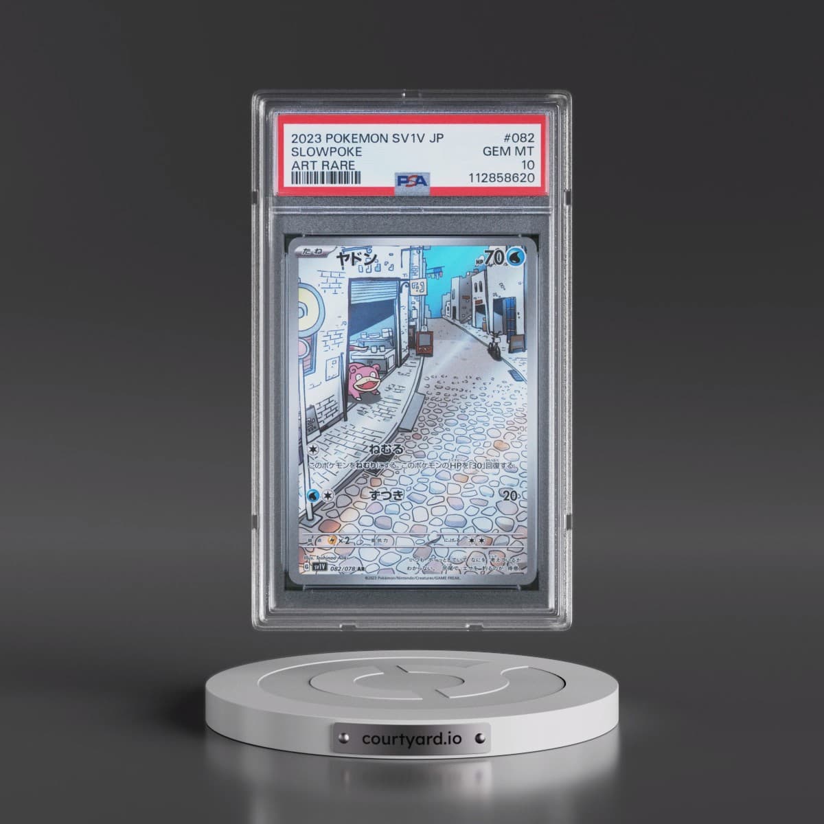 2023 Pokémon Sv1v-Violet EX #082 Slowpoke - Art Rare (PSA 10 GEM MINT)
