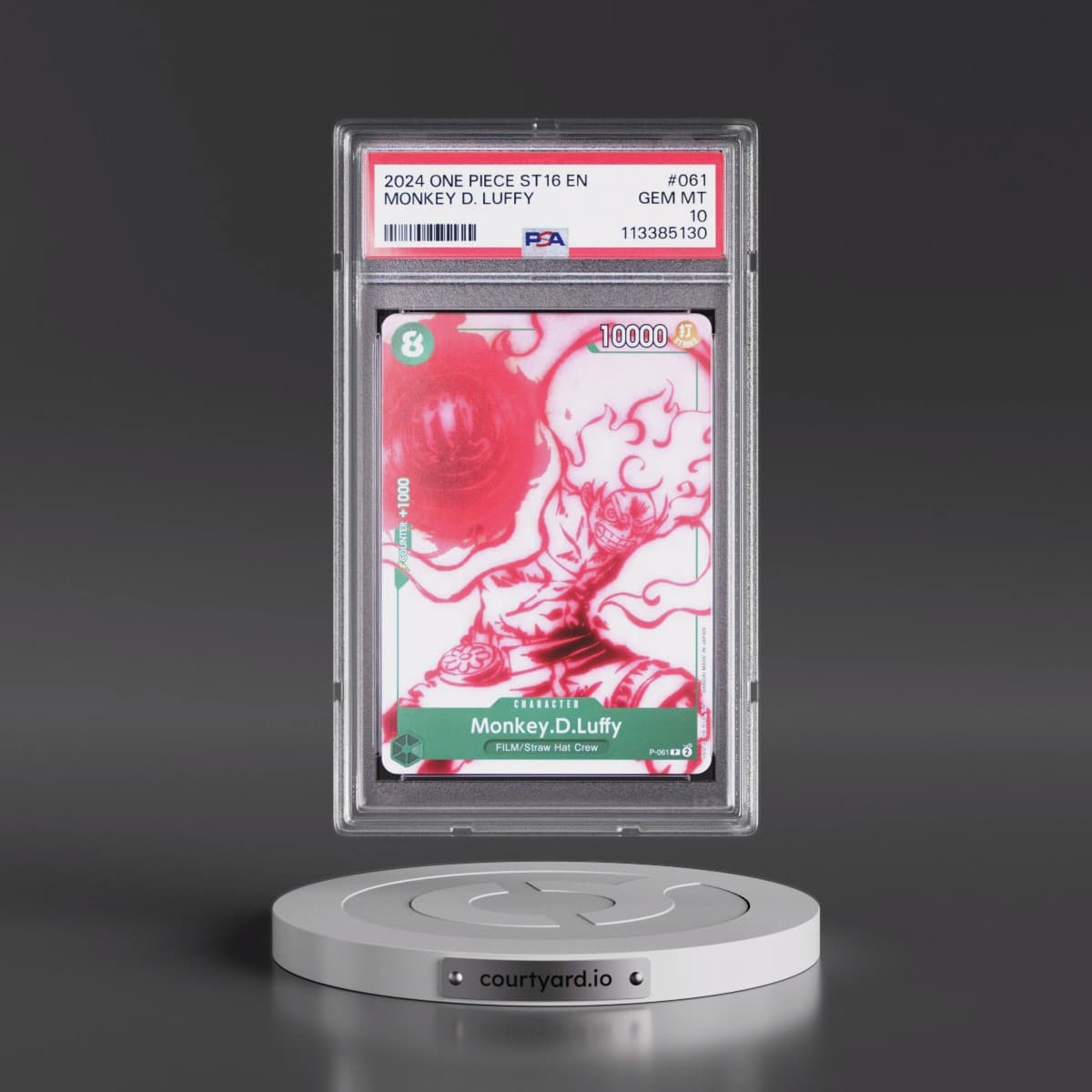 2024 One Piece Starter Deck ST16-Green Uta #061 Monkey D. Luffy (PSA 10 GEM MINT)