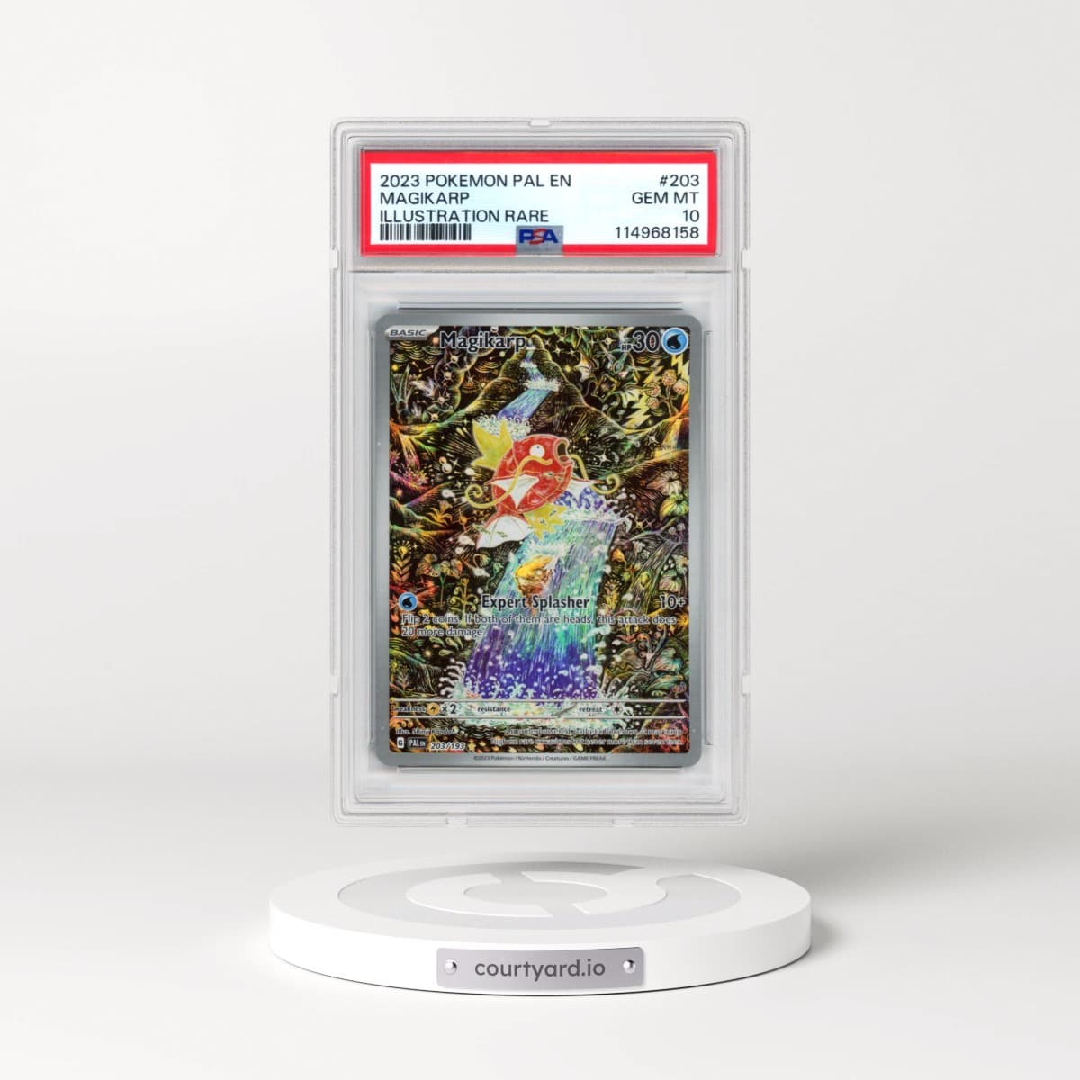 2023 Pokémon Pal EN-Paldea Evolved #203 Magikarp - Illustration Rare (PSA 10 GEM MINT)